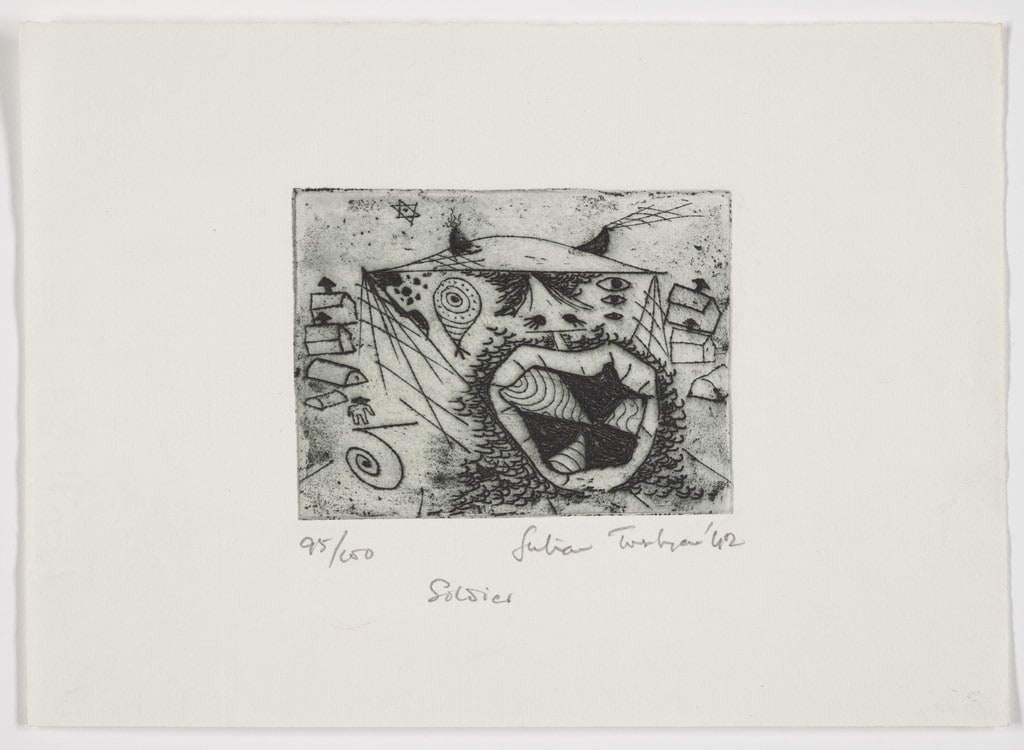 Soldier (plate, folio 7) from Salvo for Russia