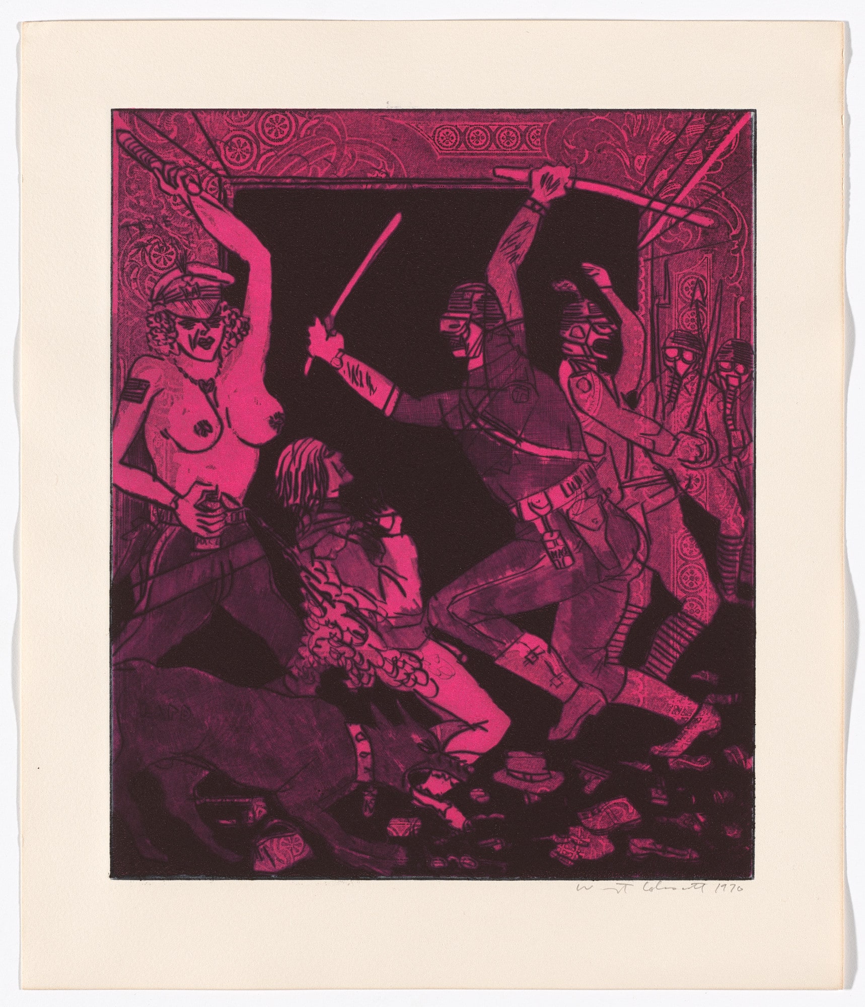VI: A Club in My Ribs (folio 20) from The Mariposa Suite Nos. I-VI