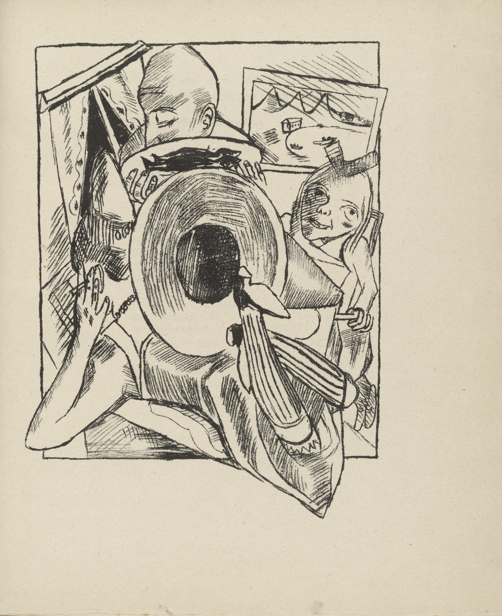 Furnished Room (Möbliert) (plate 5) from Stadtnacht (City Night)