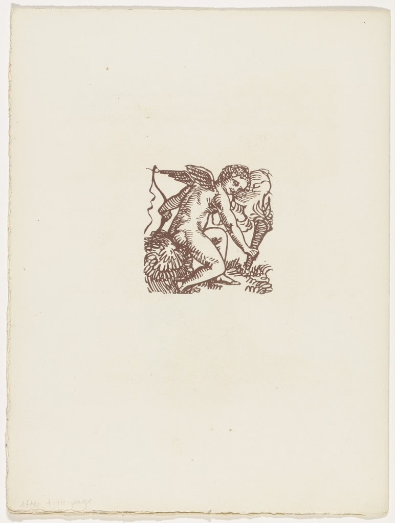 Vignette (folio 12 verso) from Les Amours (The Loves)