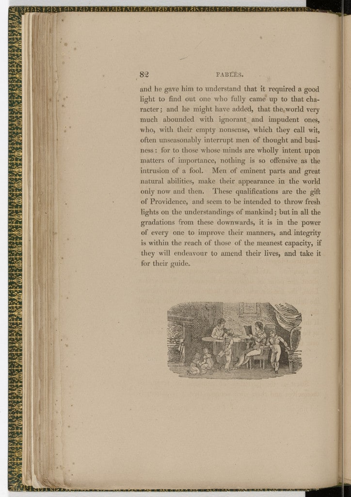 Tailpiece (page 82) from The Fables of Aesop