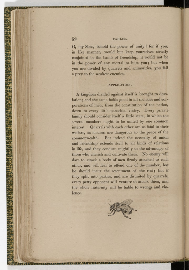 Tailpiece (page 92) from The Fables of Aesop