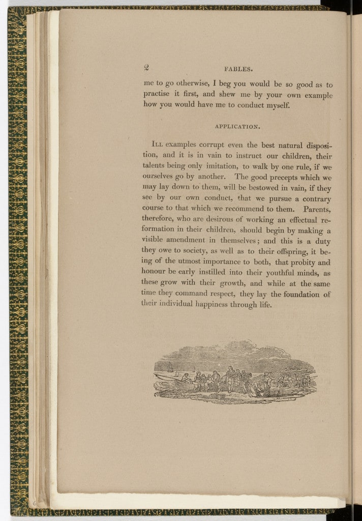 Tailpiece (page 2) from The Fables of Aesop