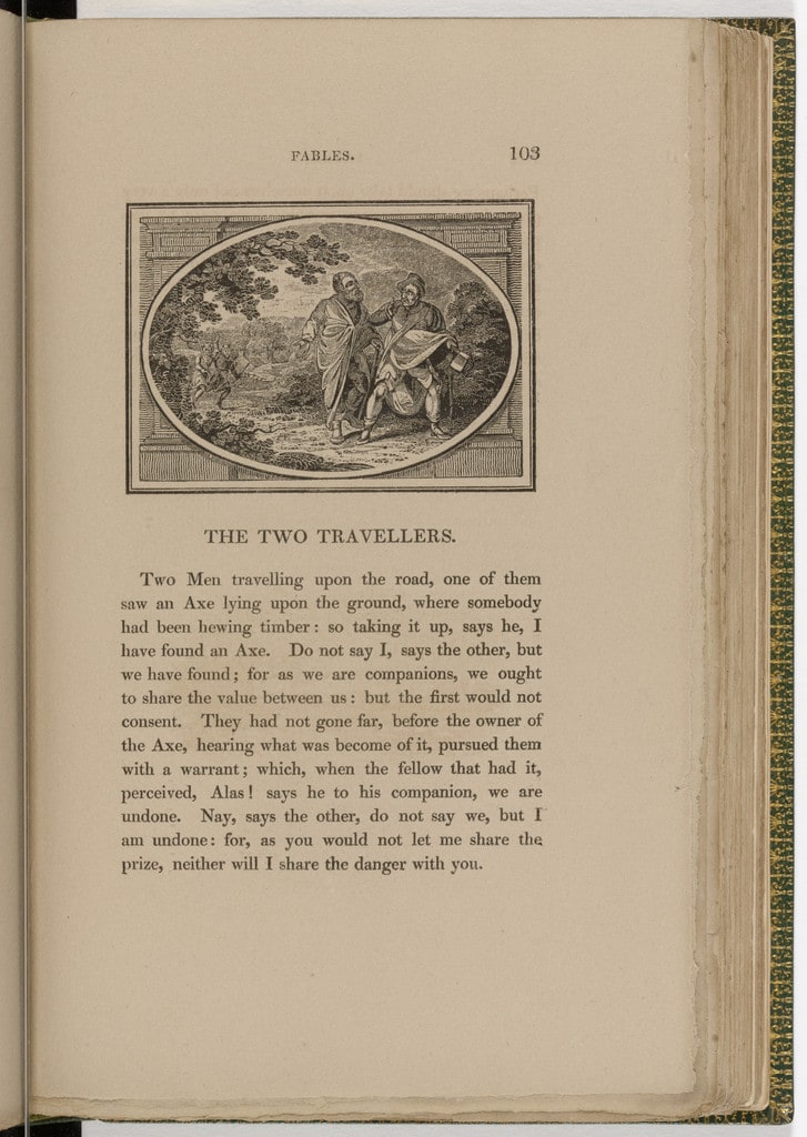 Headpiece (page 103) from The Fables of Aesop