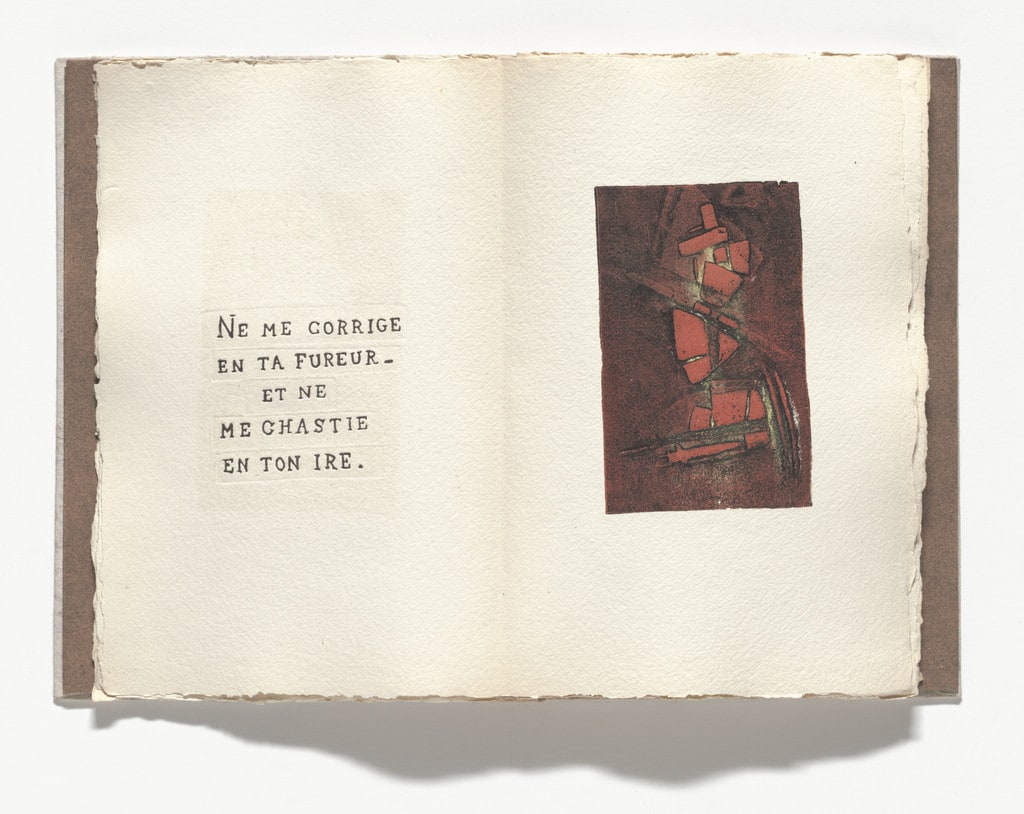 Ne me corrige... (Rebuke me not...) (plate, folio 6) from Psaumes pénitentiels de David (David's Penitential Psalms)