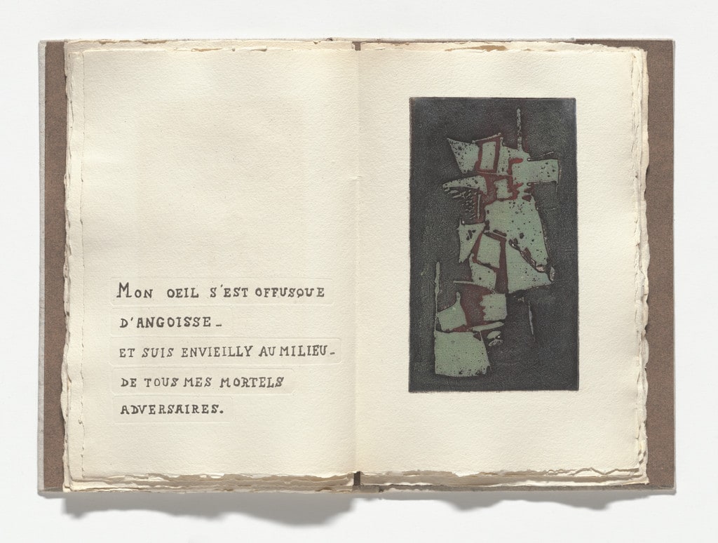 Mon oeil (My eye...) (plate, folio 18) from Psaumes pénitentiels de David (David's Penitential Psalms)