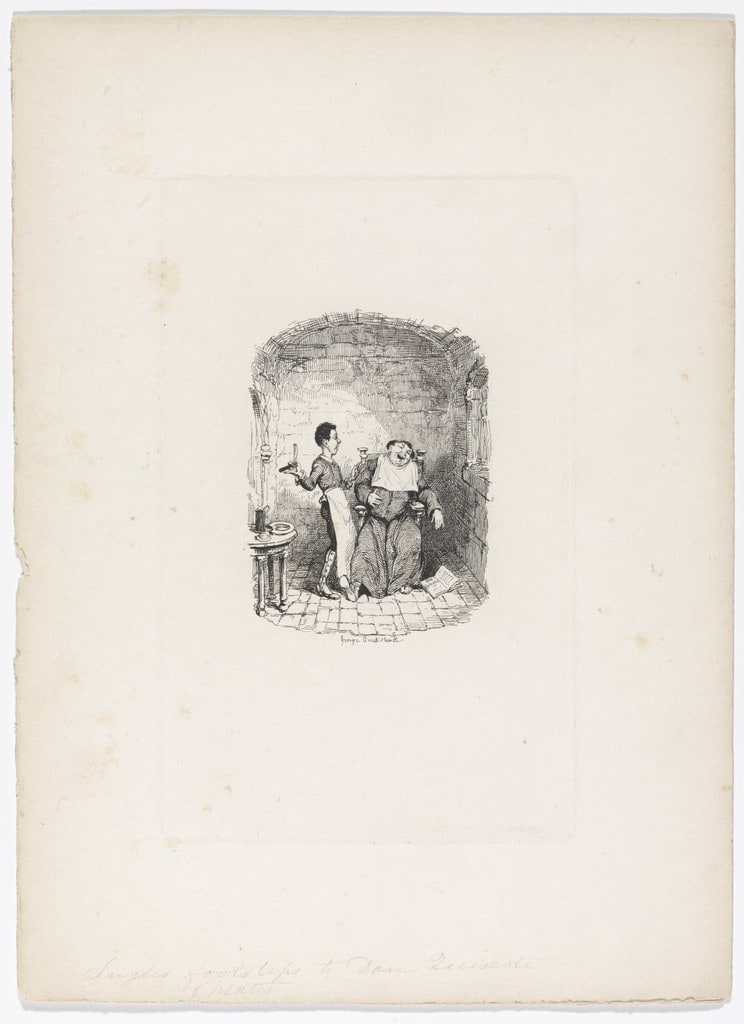 Lazaro & the Franciscan Friar from Rambles in the Footsteps of Don Quixote by Henry D. Inglis