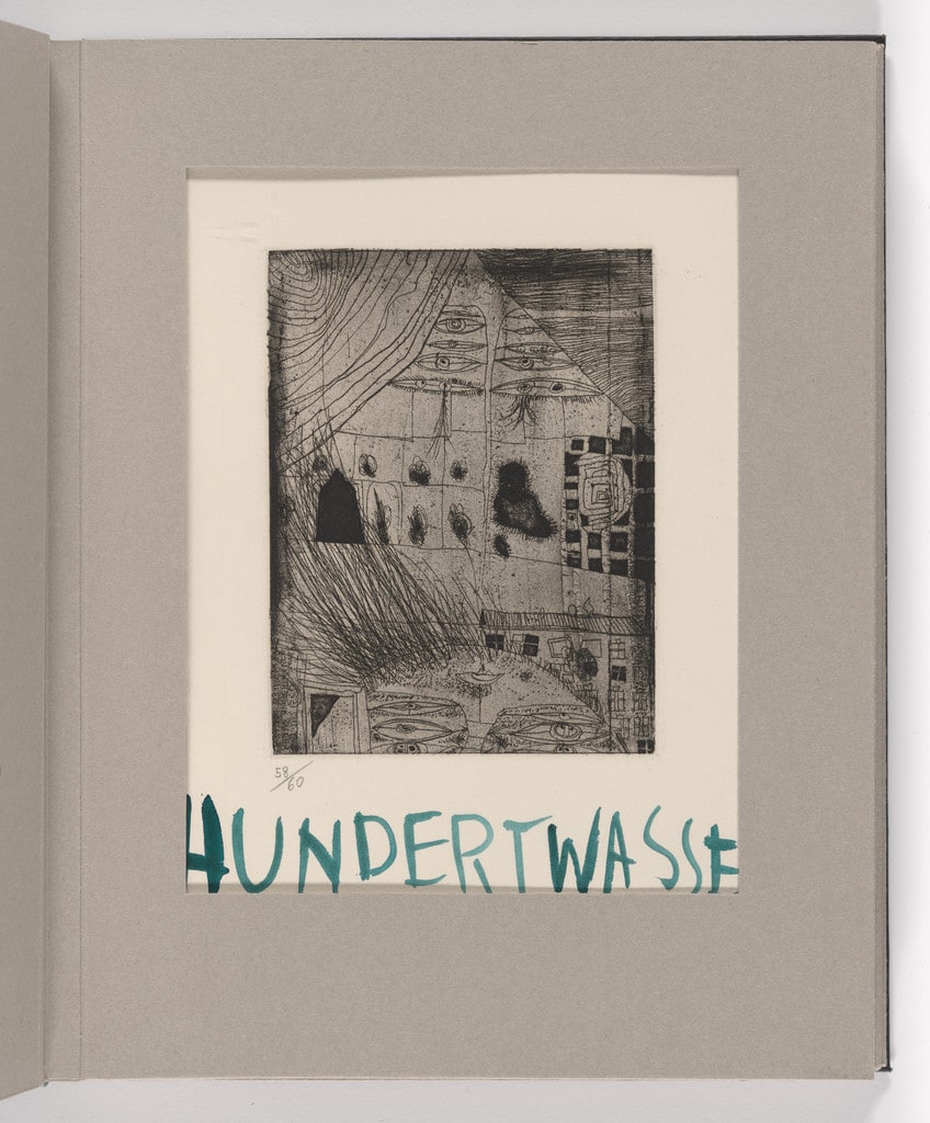 The House Looks at a Burning Man, Plate 9 from l'Avanguardia Internazionale, Volume 4/l'Avant-Garde Internationale, Volume 4/The International Avant-Garde, Volume 4