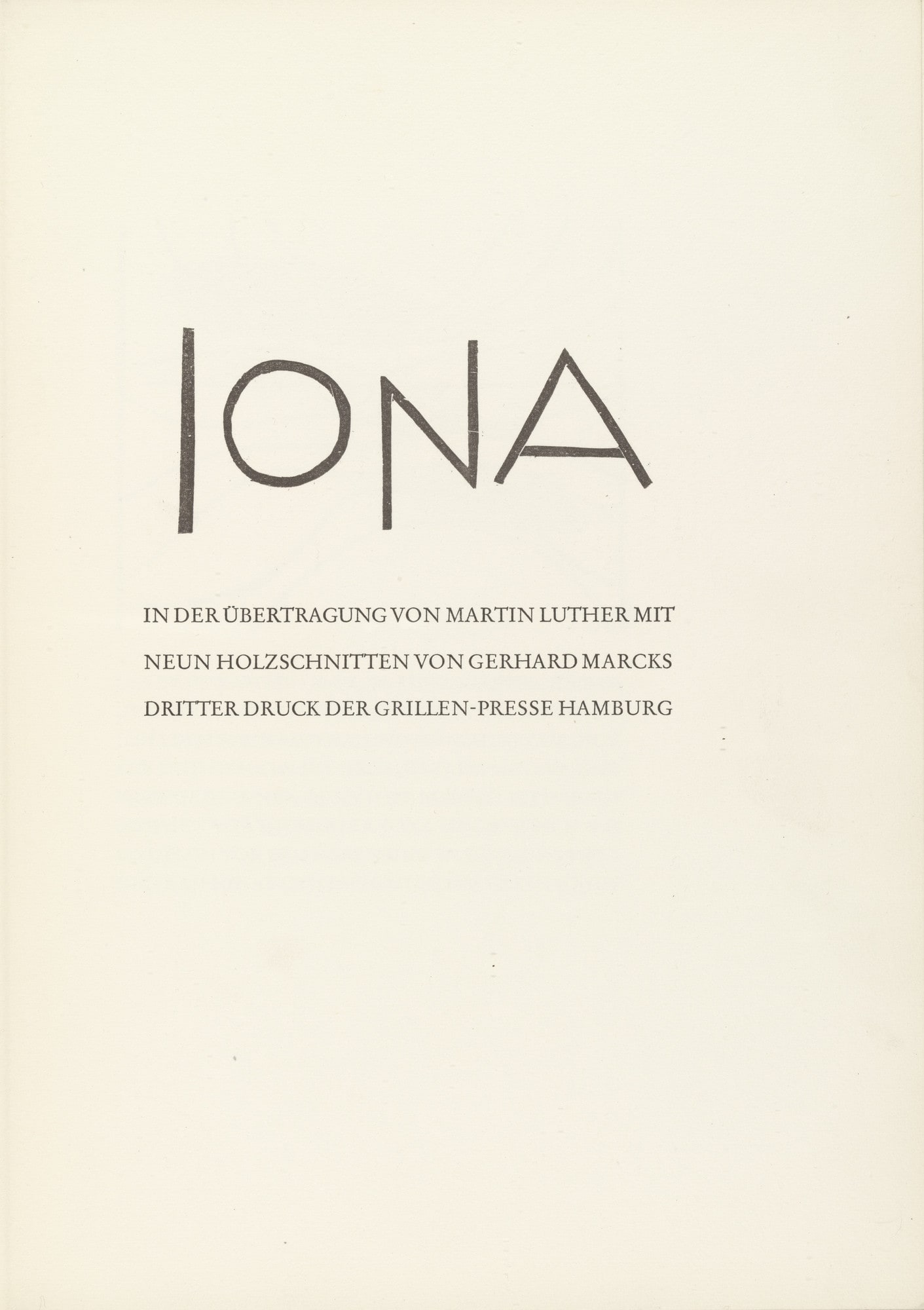 Title page from Jonah (Jona)