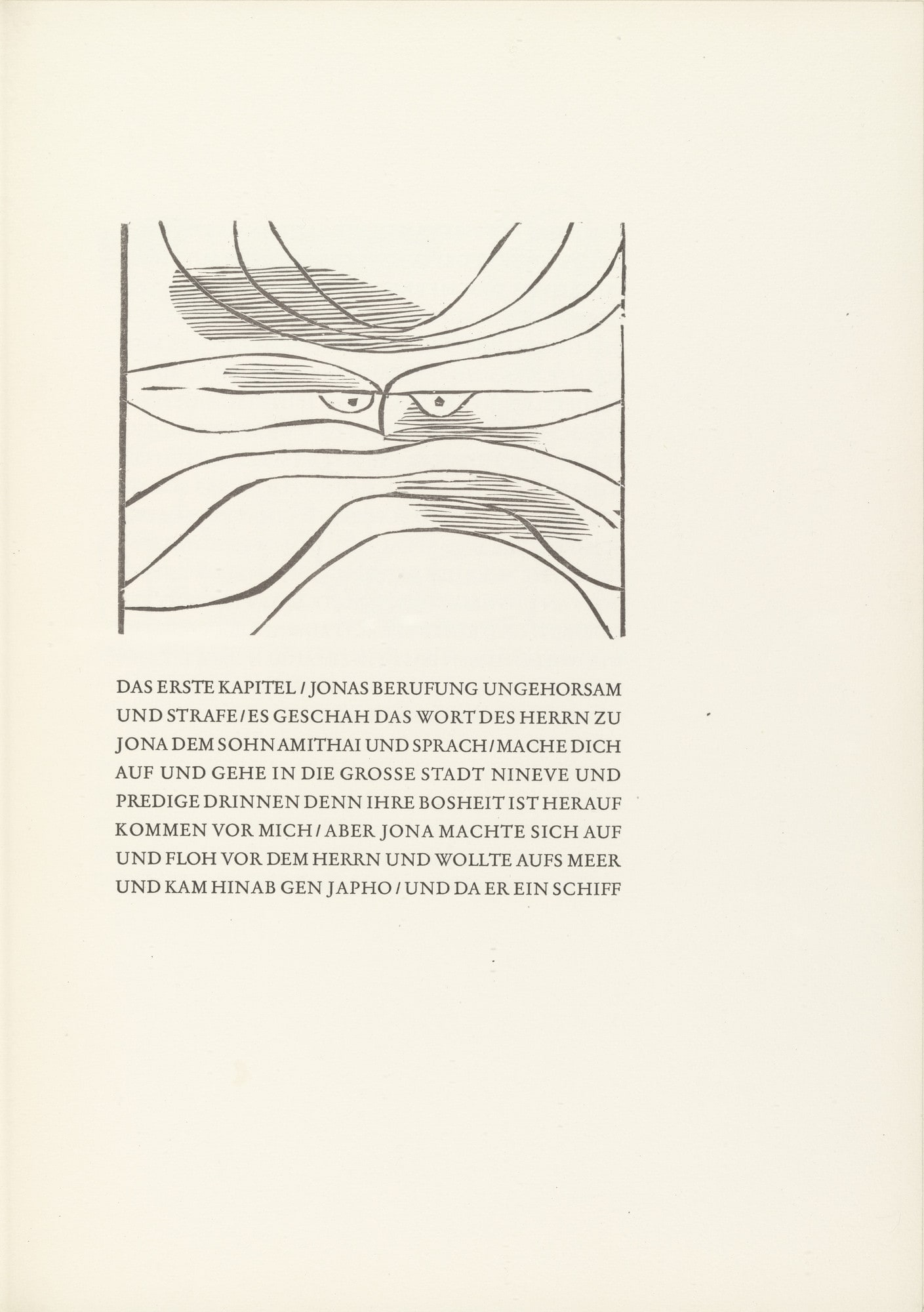 The Epiphany (Die Erscheinung des Herrn) from Jonah (Jona)