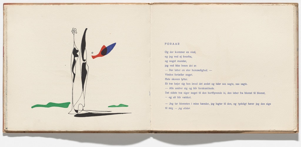 Plate (folio 16 verso) from the illustrated book Pigen I Ilden (The Girl in the Fire)