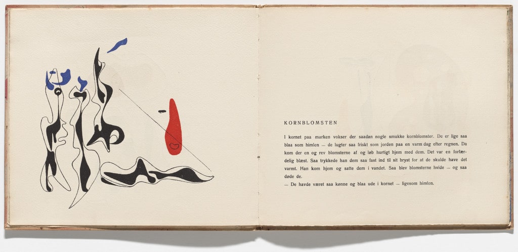 Plate (folio 4 verso) from the illustrated book Pigen I Ilden (The Girl in the Fire)