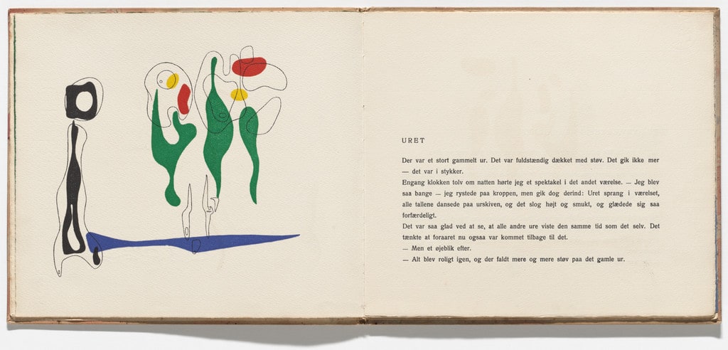 Plate (folio 8 verso) from the illustrated book Pigen I Ilden (The Girl in the Fire)
