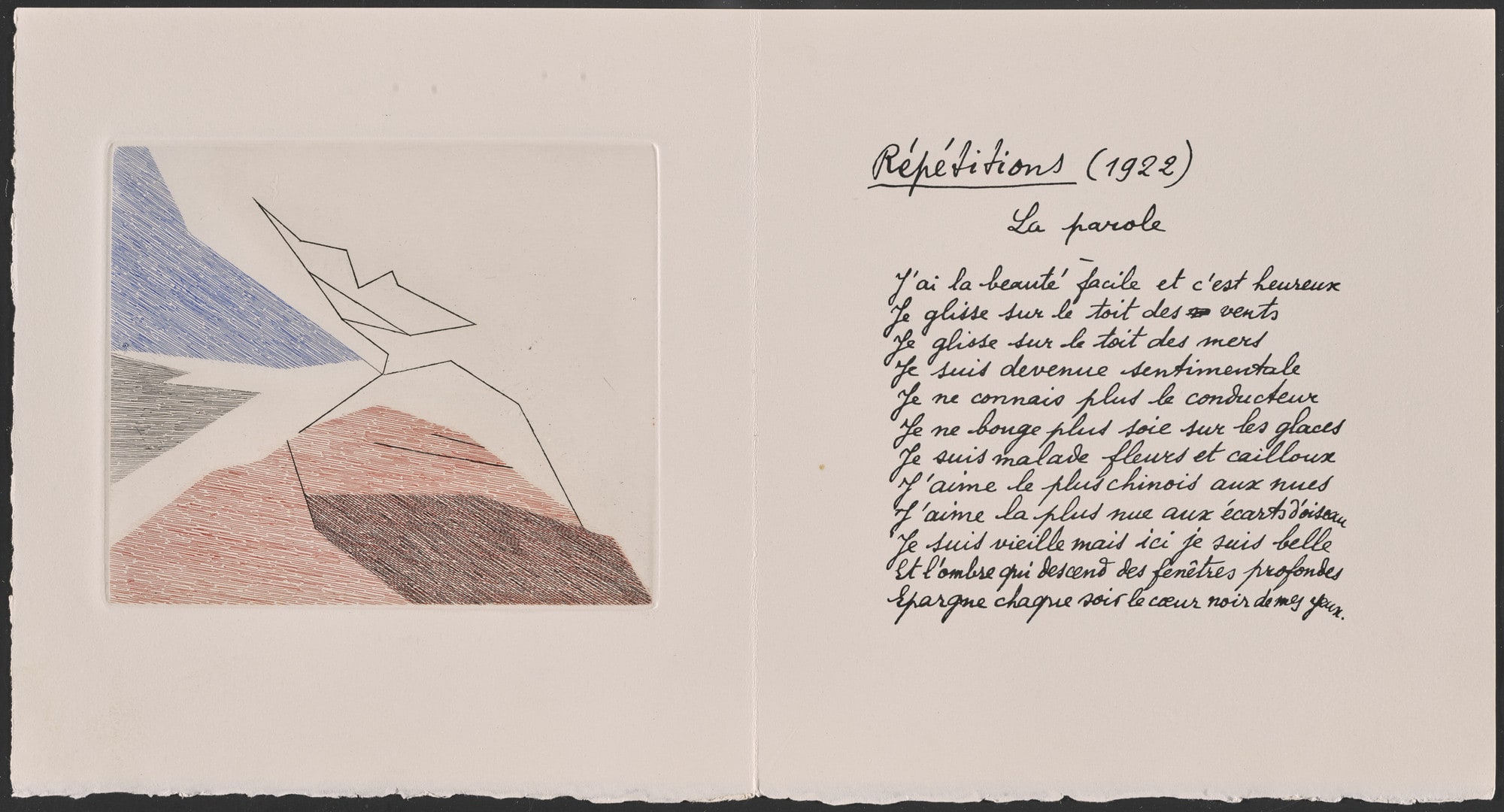 Plate from Un Poème dans chaque livre