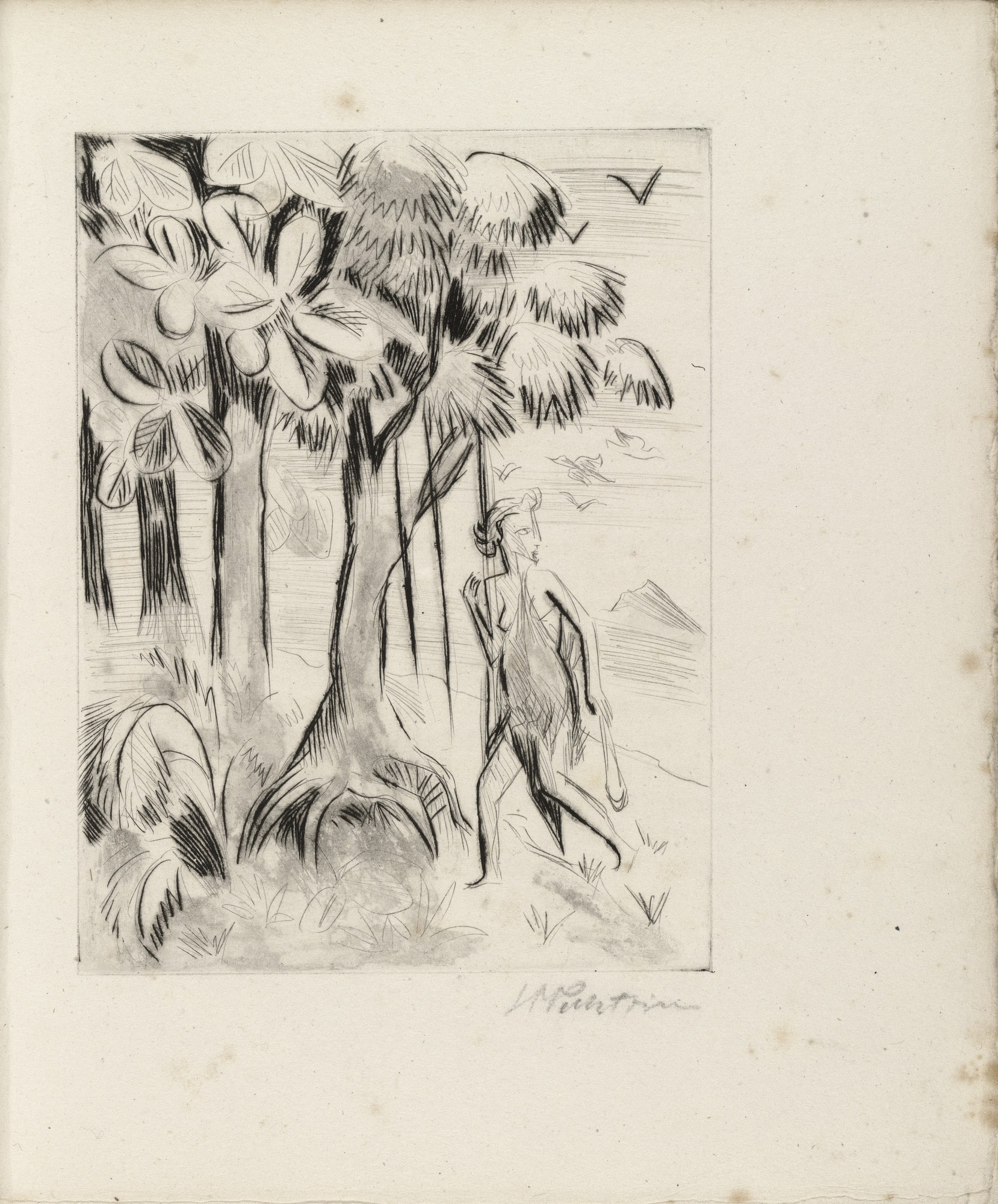 Plate (facing page 14) from Yali und sein weisses Weib (Yali and His White Wife)