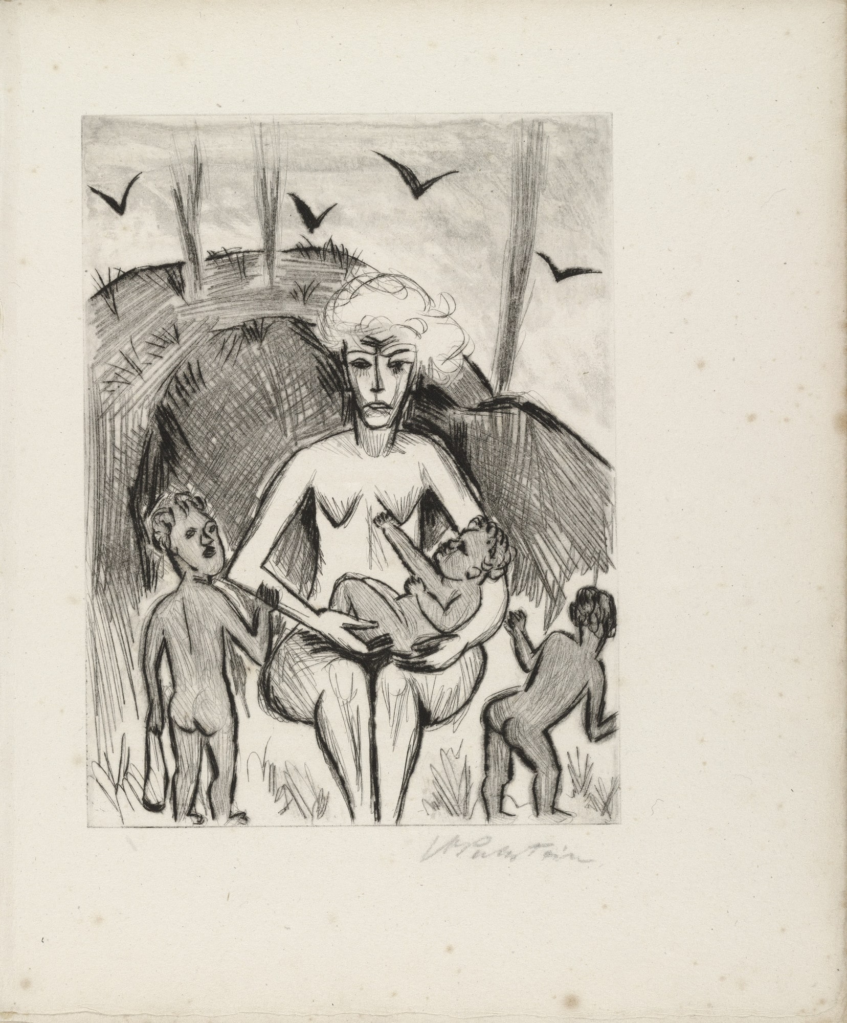 Plate (facing page 26) from Yali und sein weisses Weib (Yali and His White Wife)