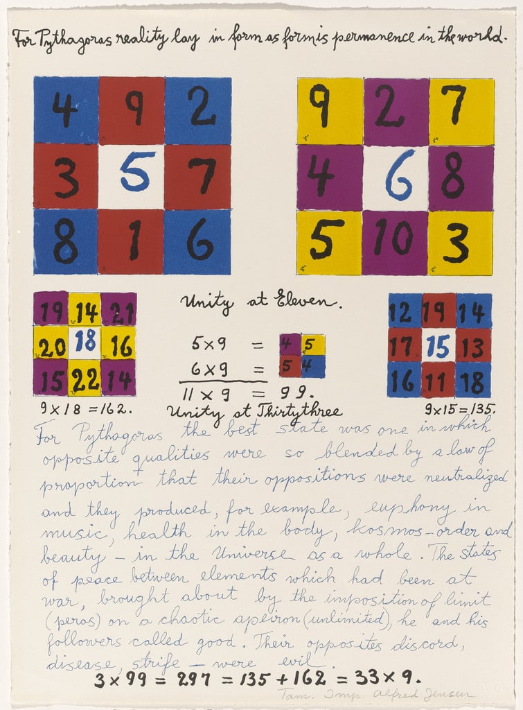 In-text plate (folio 5) from A Pythagorean Notebook
