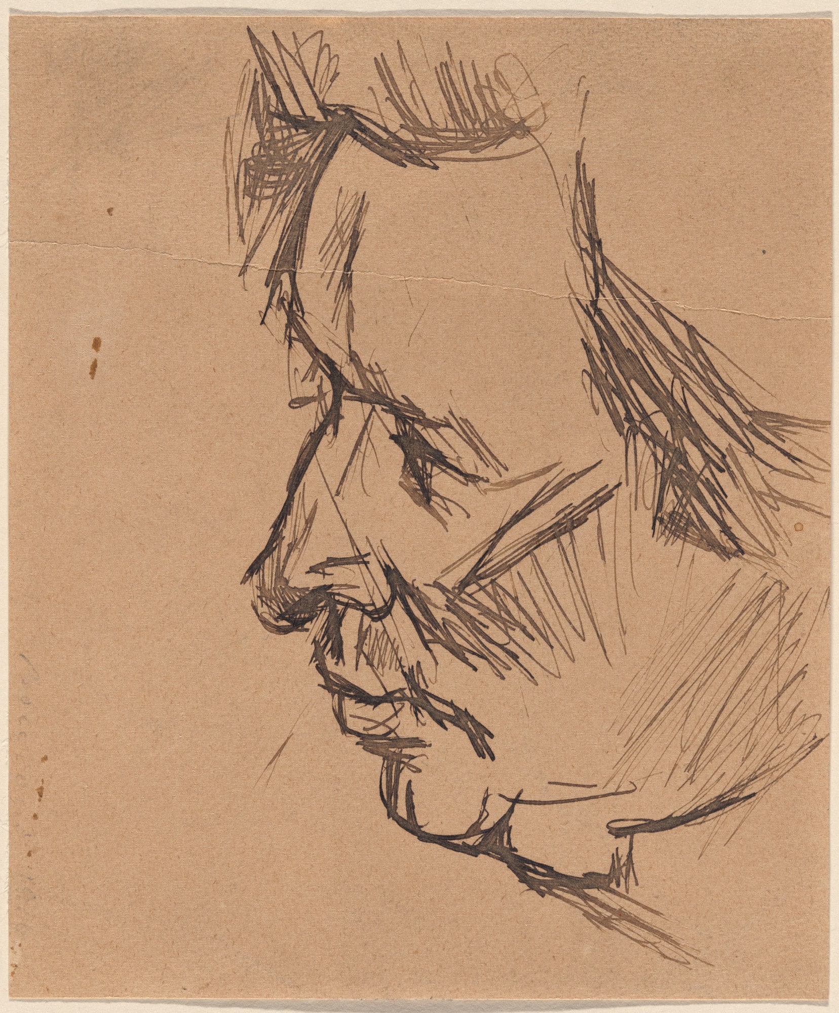 Study for Portrait of Ferrucio Busoni