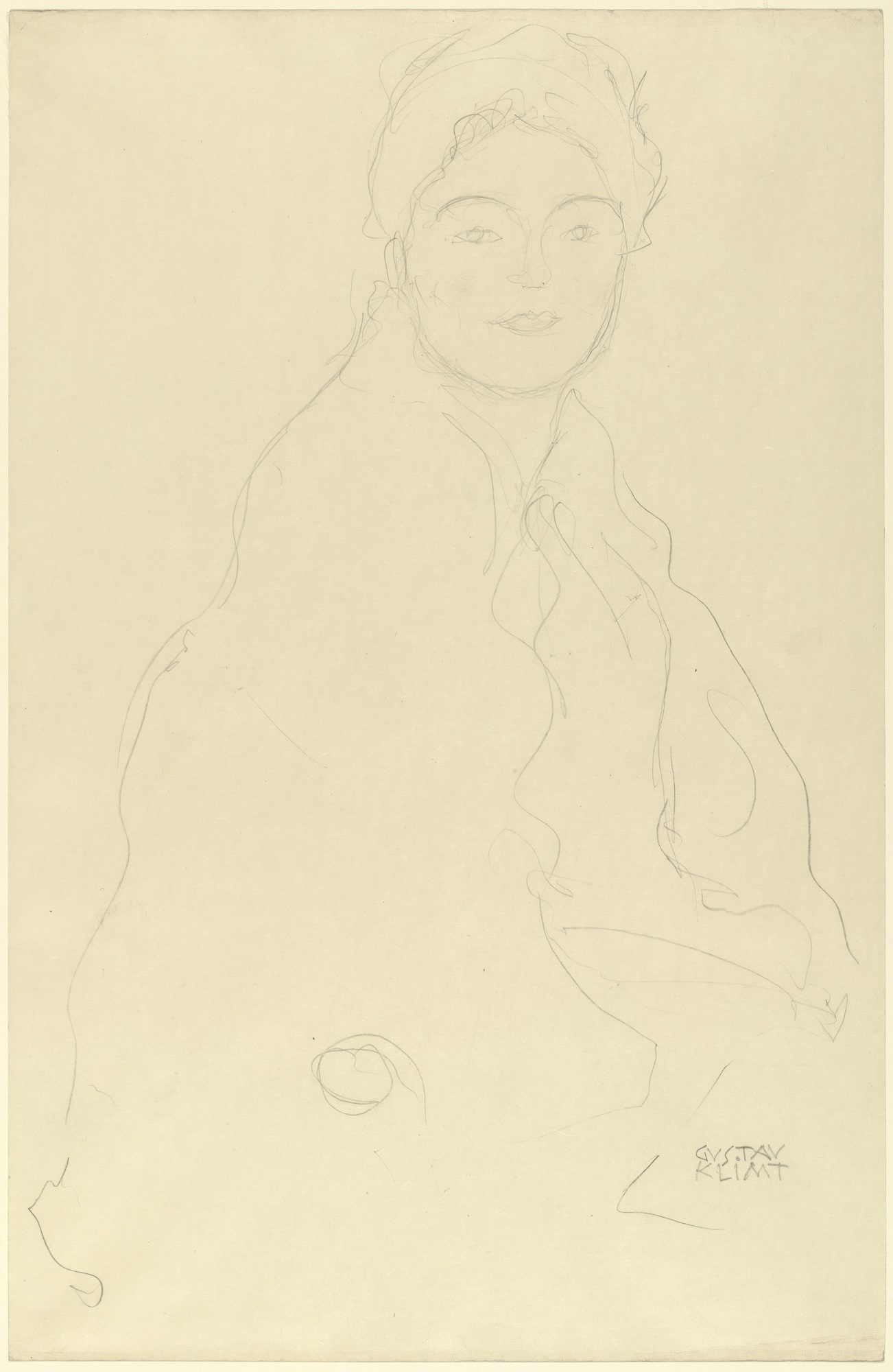 Seated Woman (Sitzend nach rechts, Halbbild)