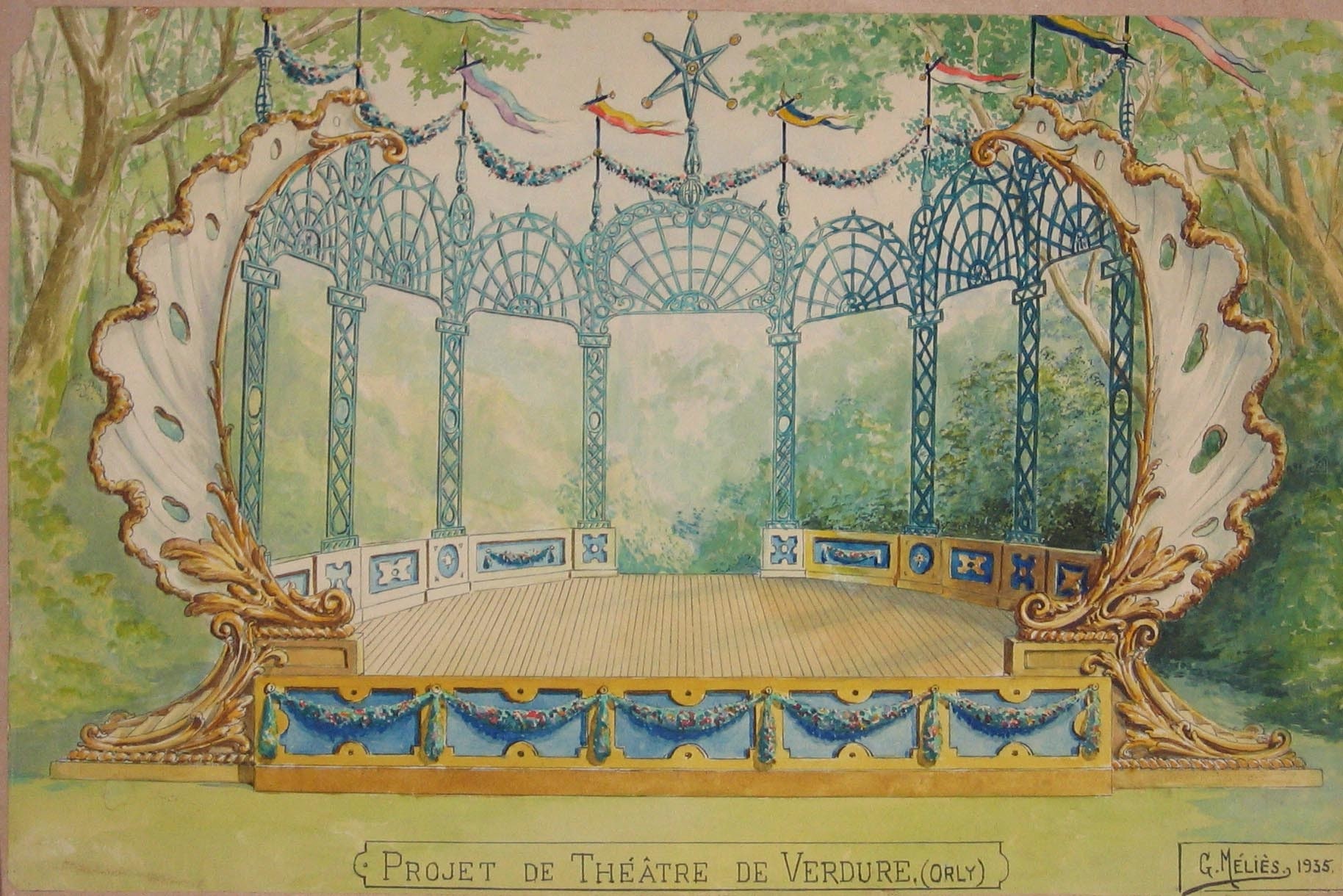 Project for Théâtre de Verdure, Orly