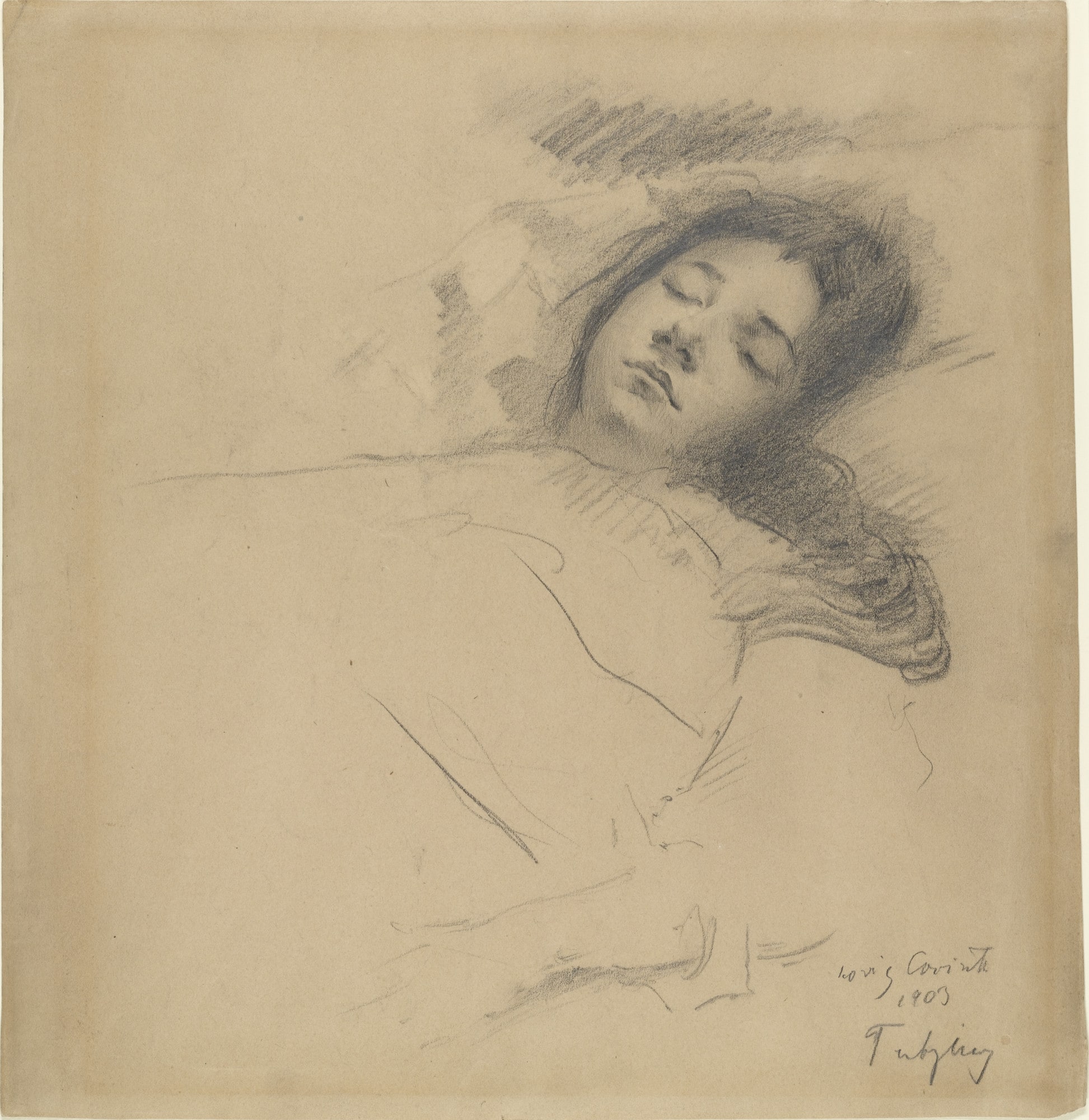 The Artist's Wife Asleep