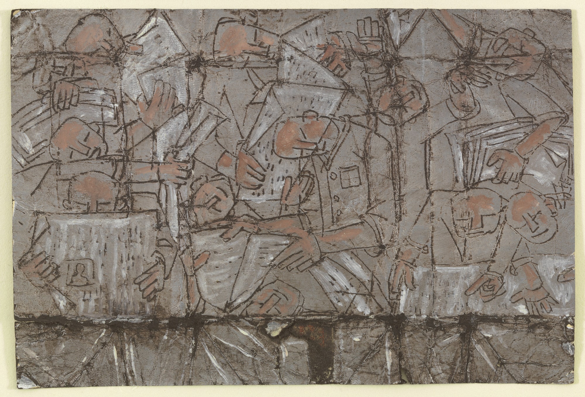 People Reading the Newspaper (Number 84)