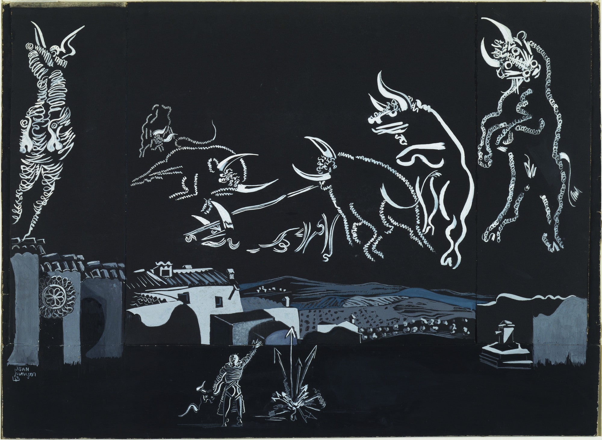 Set design for Cuckold's Fair