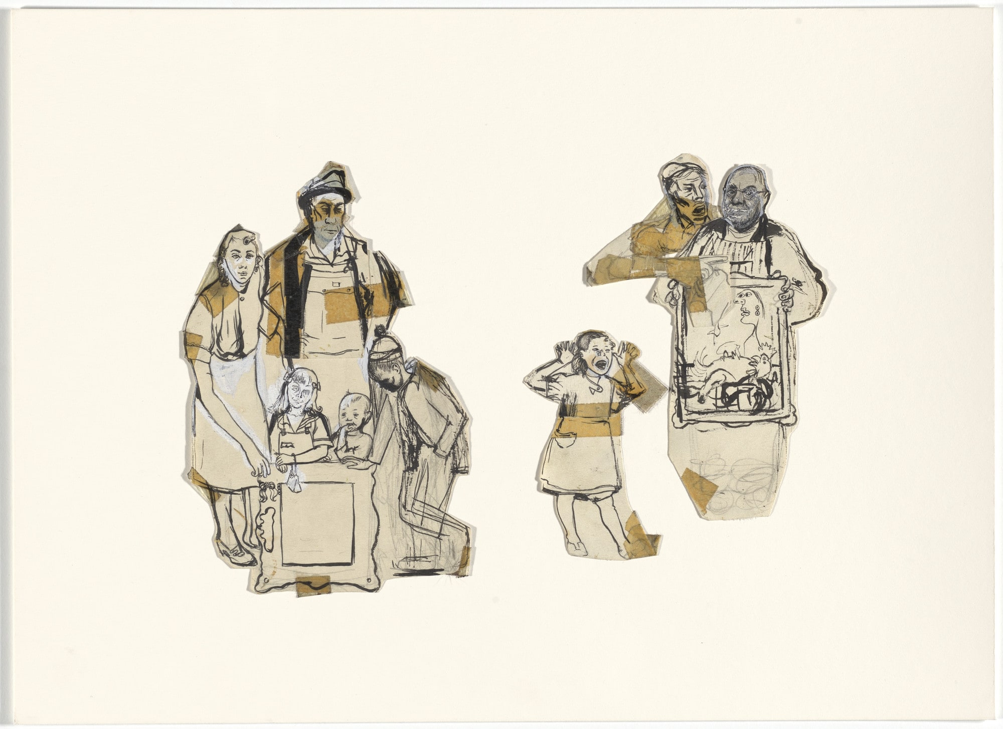 Studies for Workers and Paintings