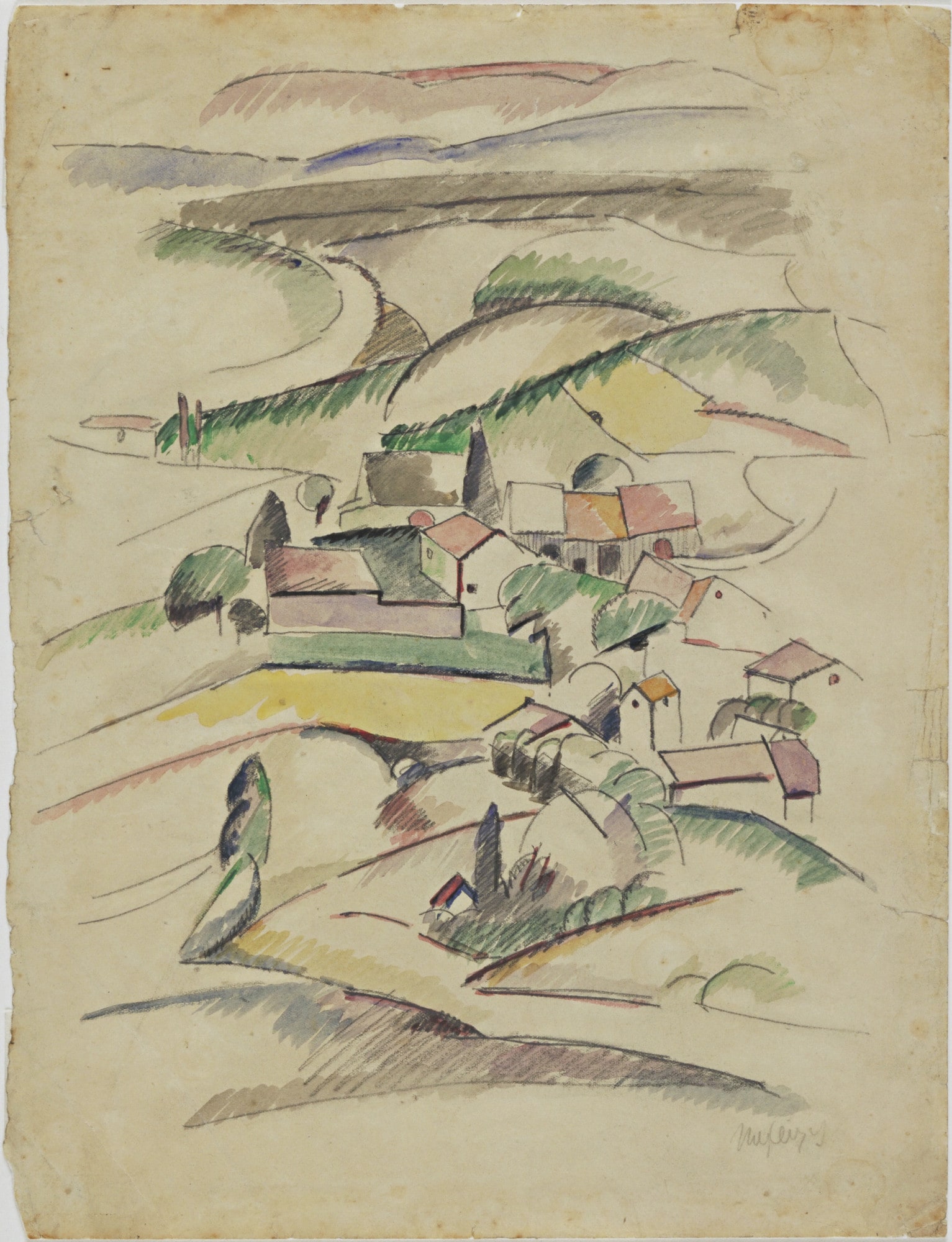 Houses in a Valley