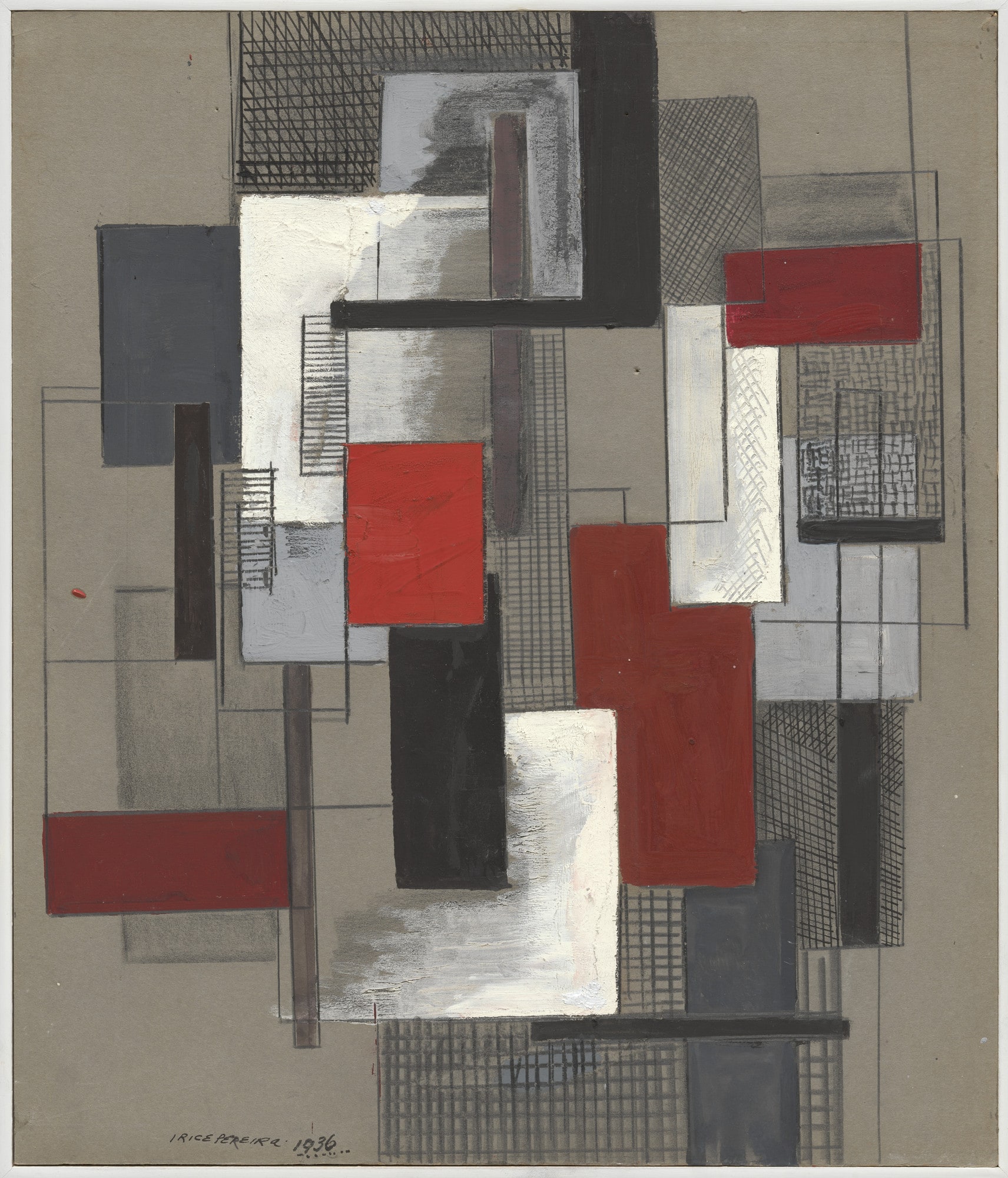 Red and White Rectangles