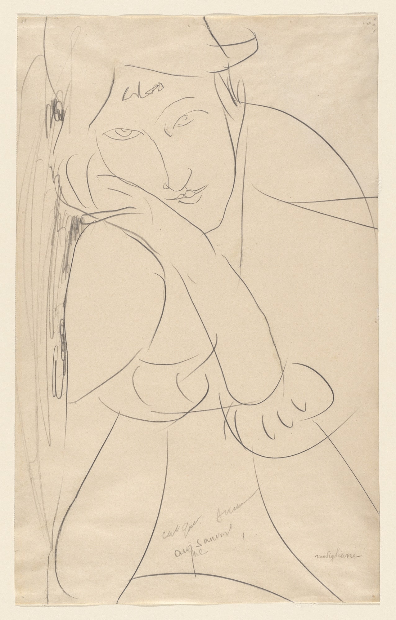Woman, Head on Hand