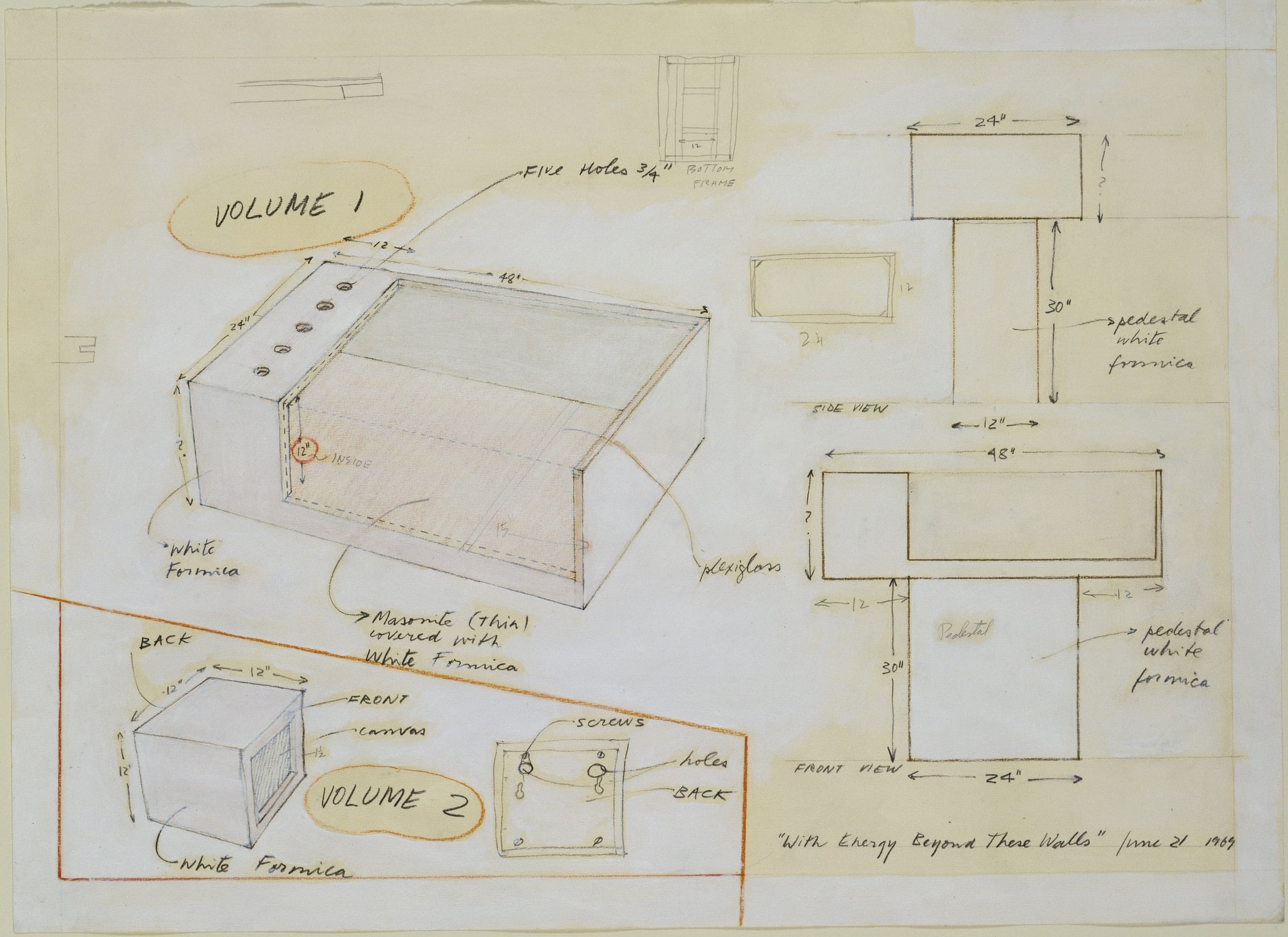 Drawing for With Energy Beyond These Walls