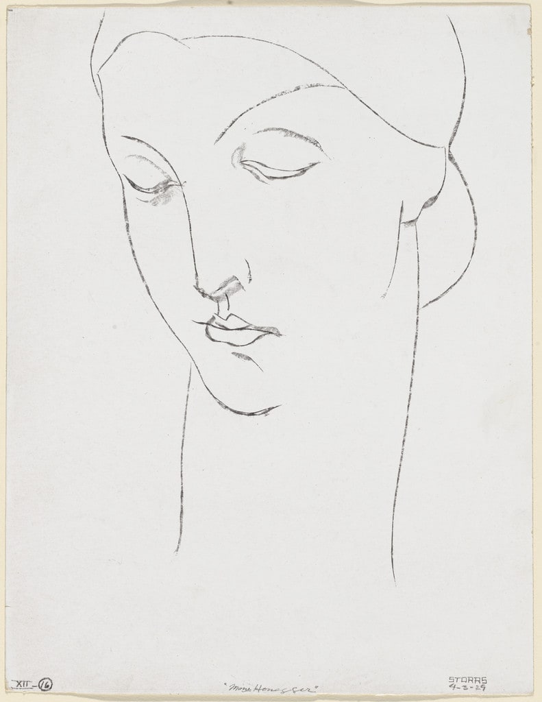 Head of Marie Honneger