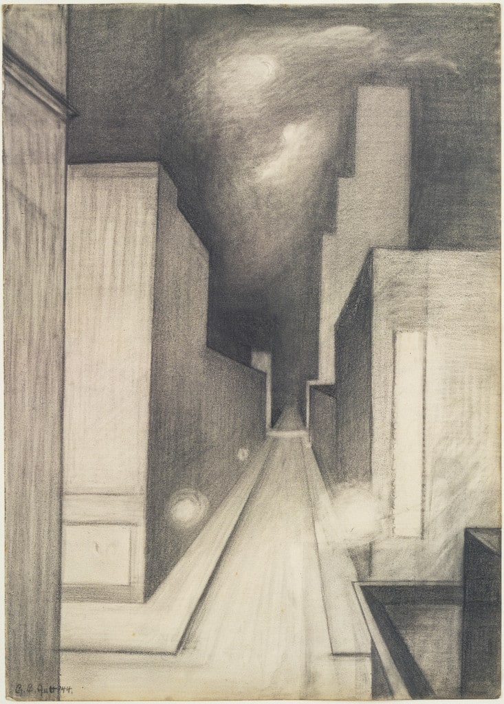 Study for New Moon, New York
