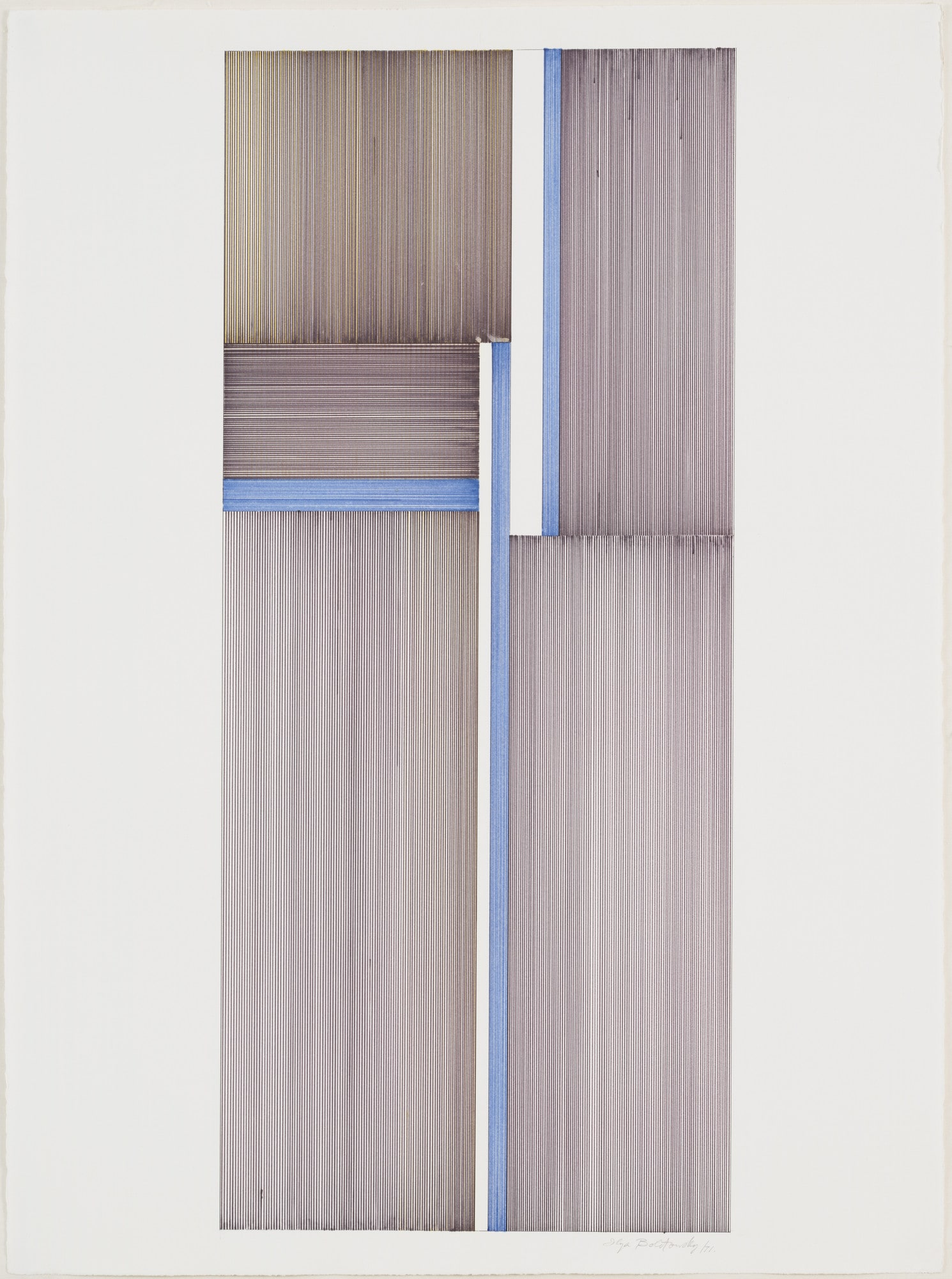 Blue and Black Vertical
