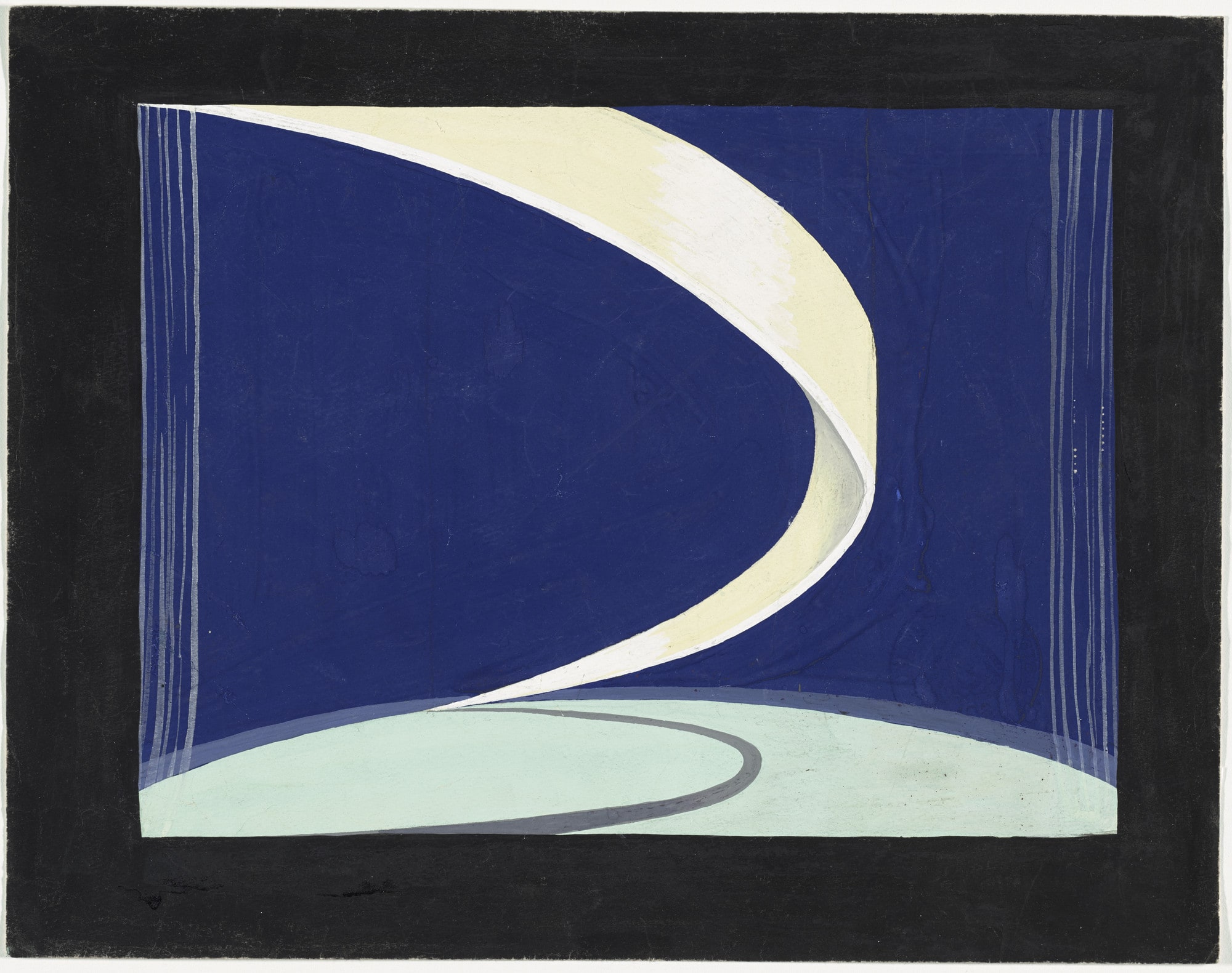 Set design for the ballet Serenade