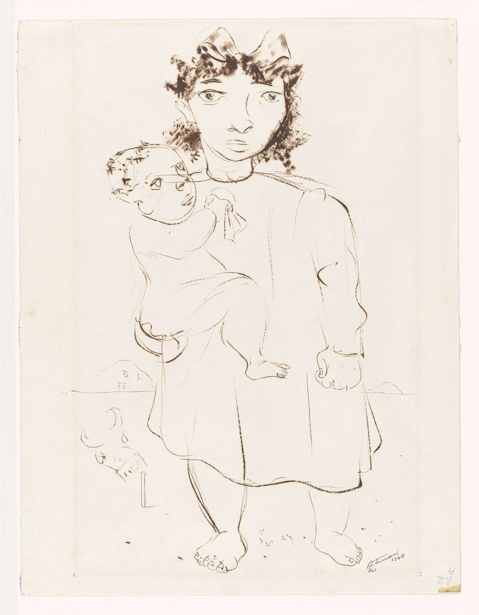 Girl and Child