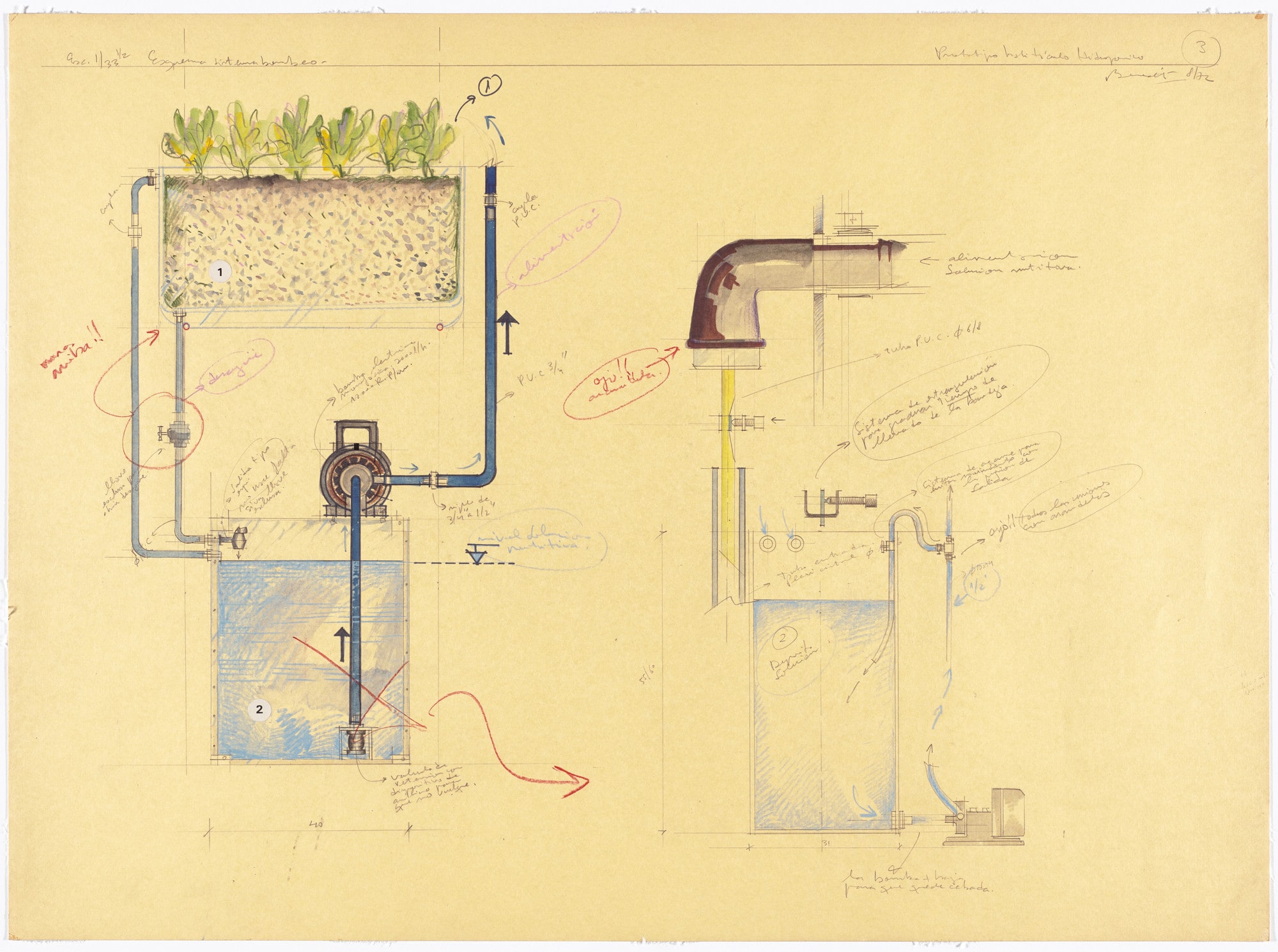 Drawing for Phytotron: Hydroponic Environment for Plants