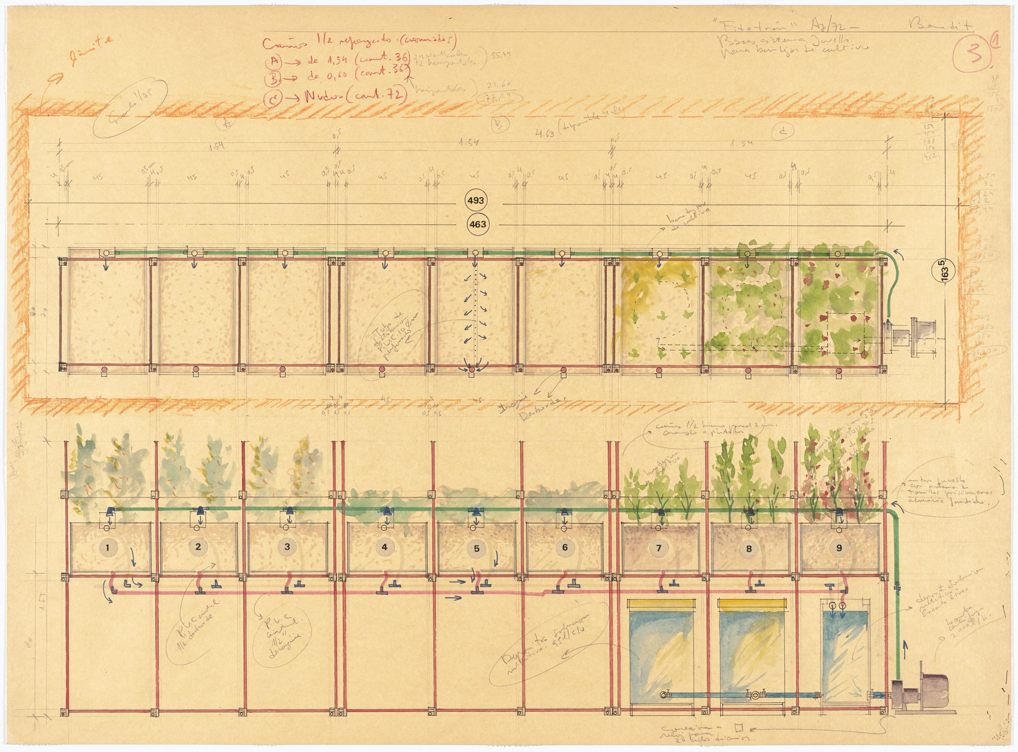 Drawing for Phytotron: Hydroponic Environment for Plants