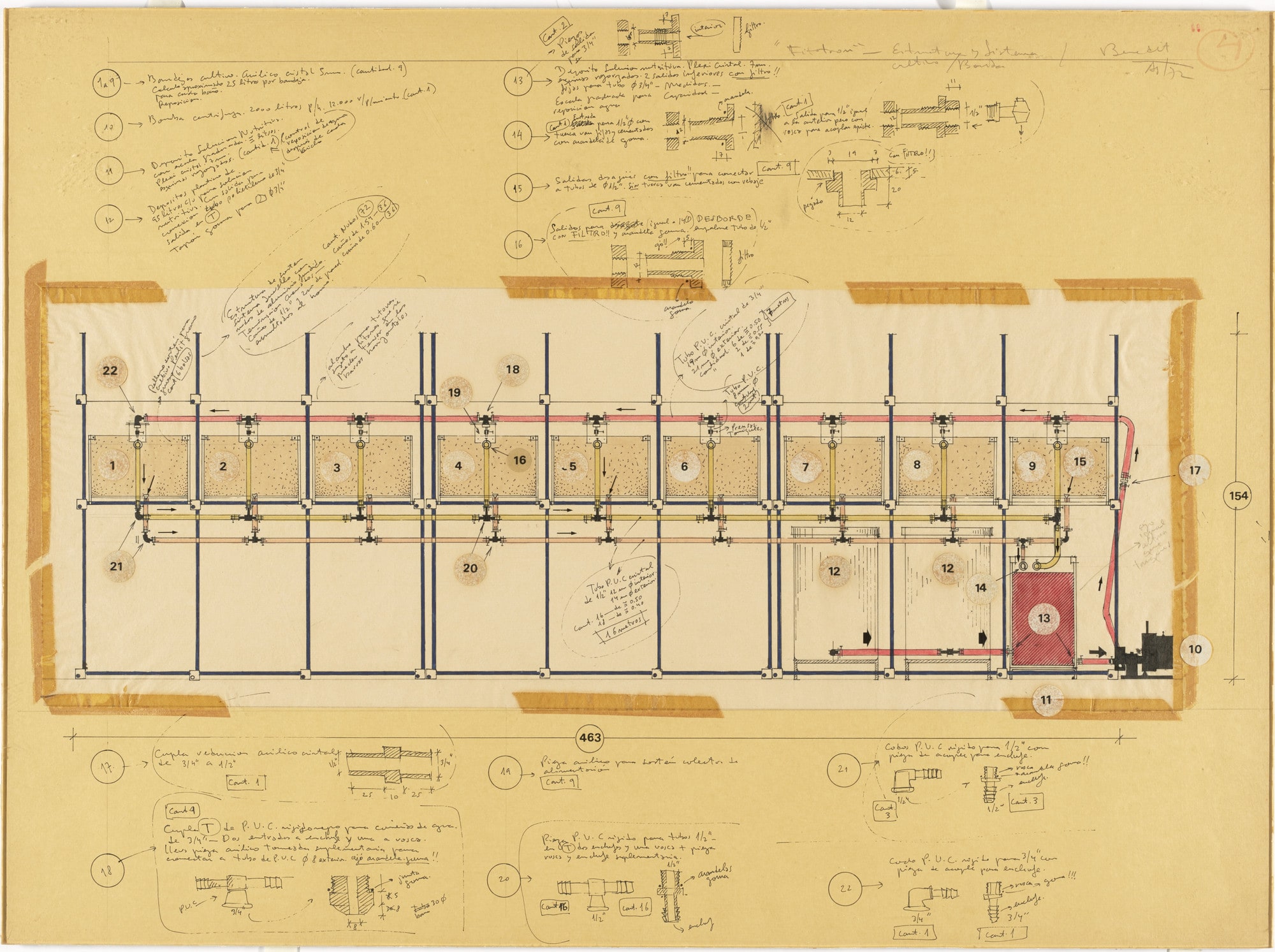 Drawing for Phytotron: Hydroponic Environment for Plants