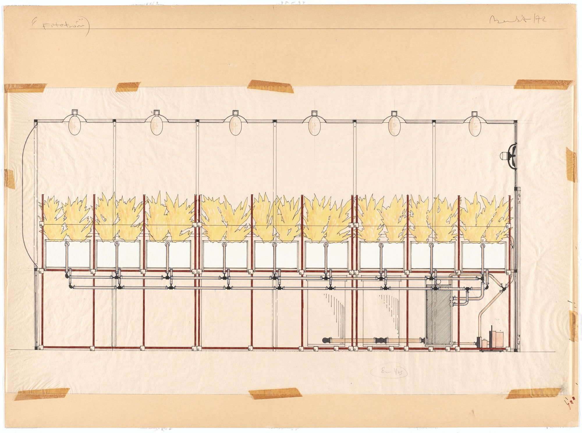 Drawing for Phytotron: Hydroponic Environment for Plants