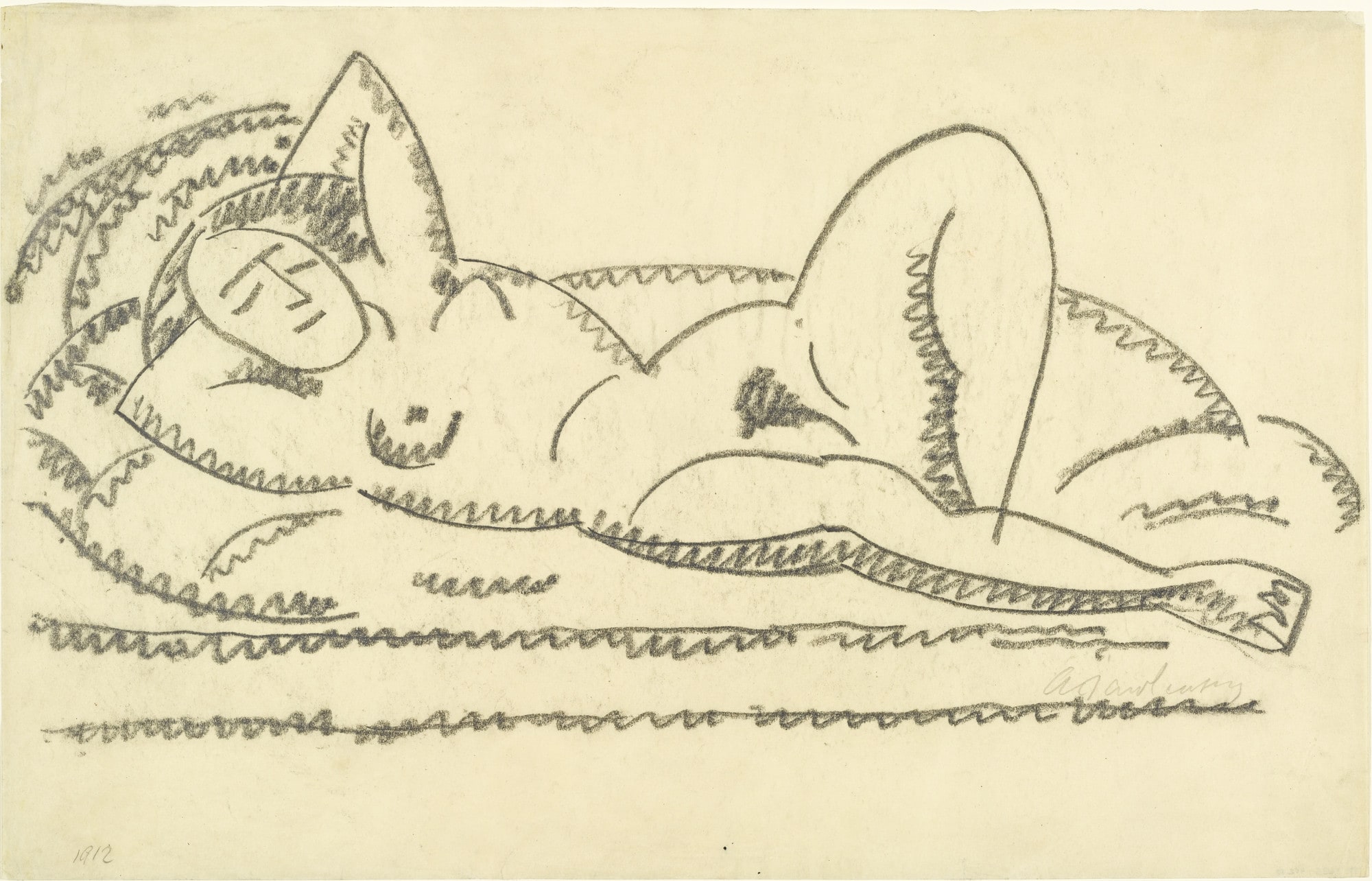 Reclining Nude (Liegender Akt)