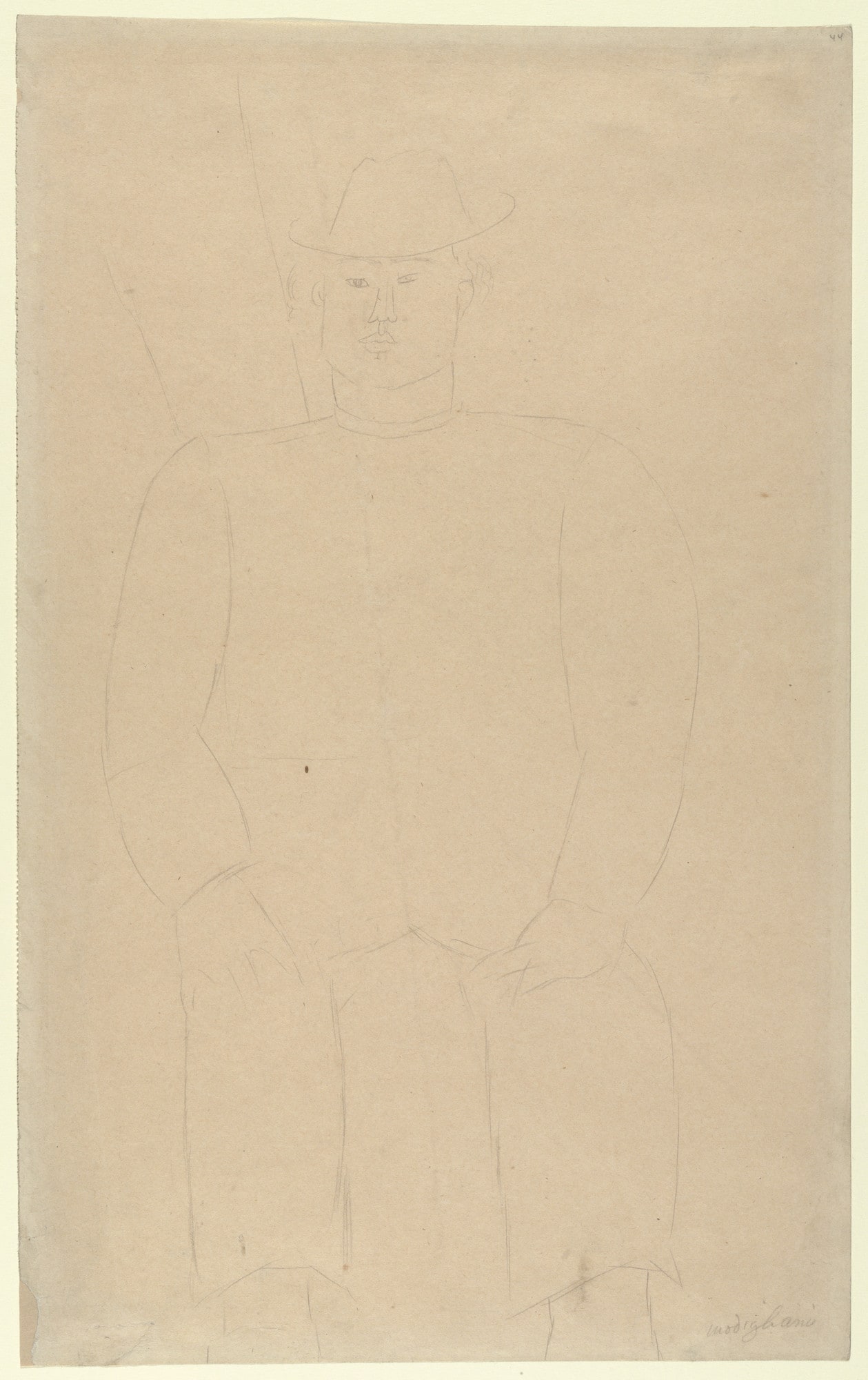 Young Man Seated