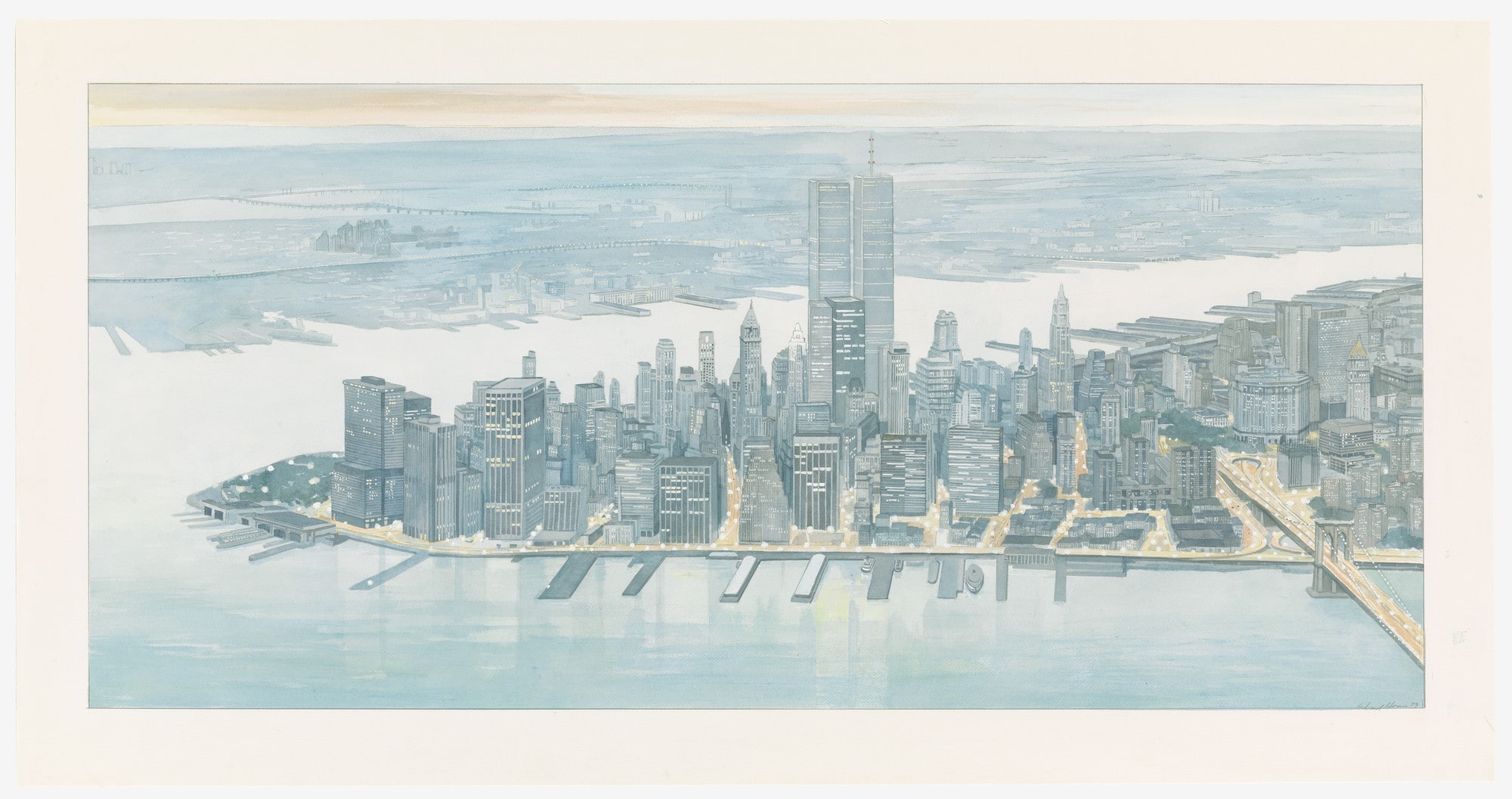 Lower Manhattan: Sunset