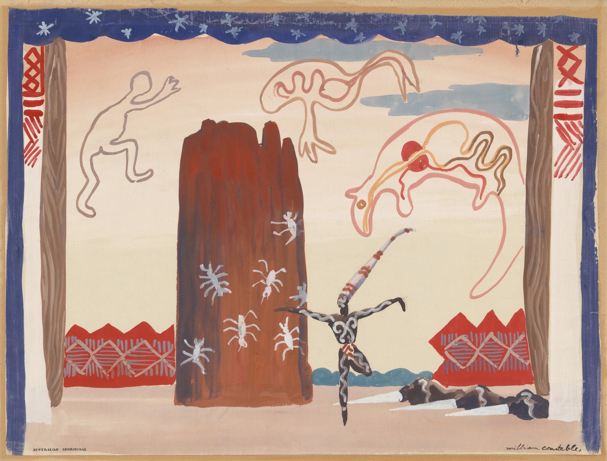 Design for an Aboriginal Ballet, II