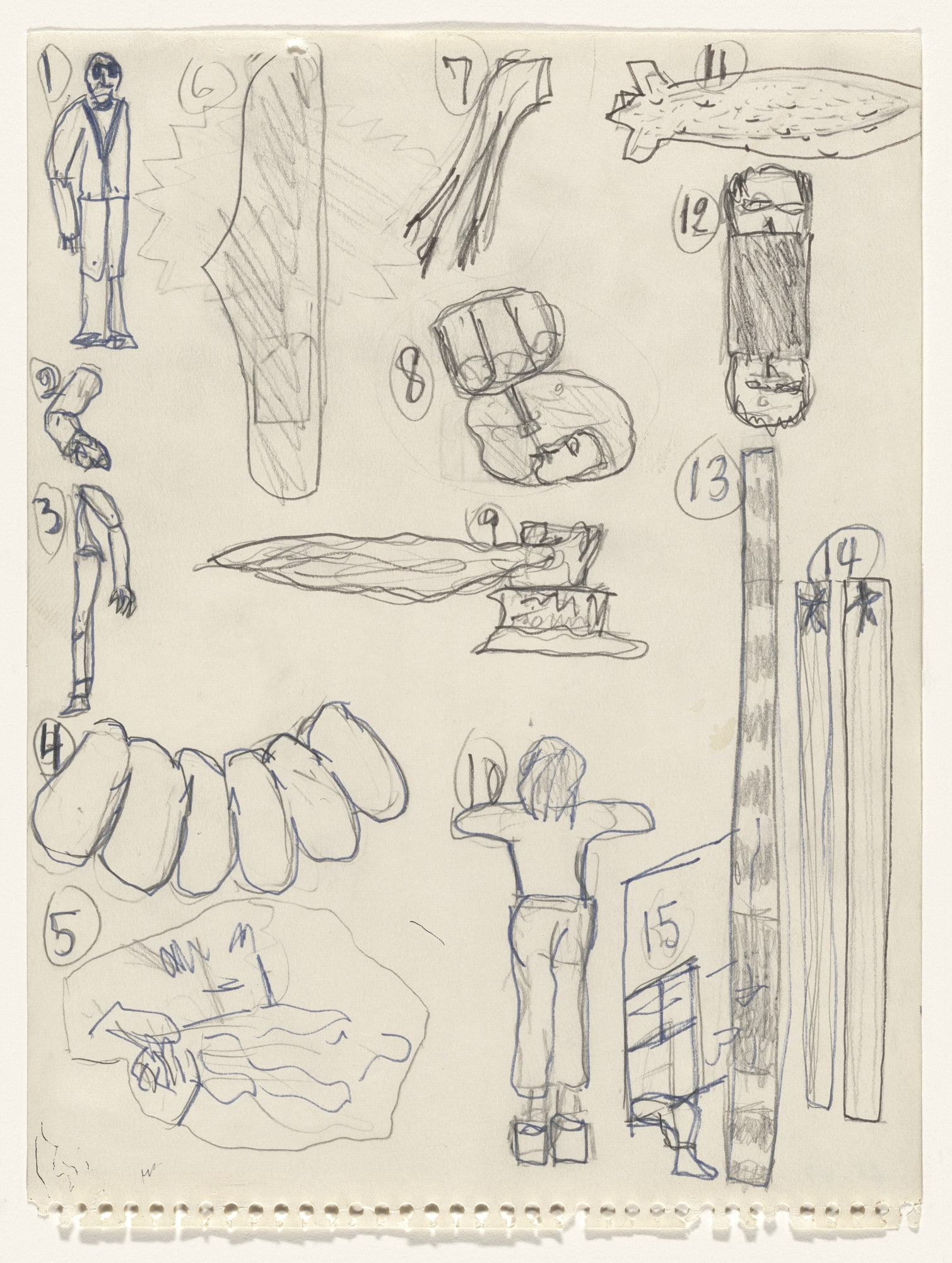 Study for Eddie (Sylvie's brother) in the Desert