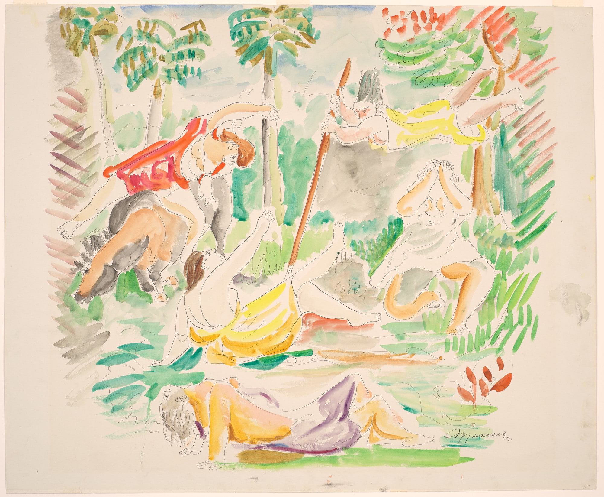 Figures in a Landscape