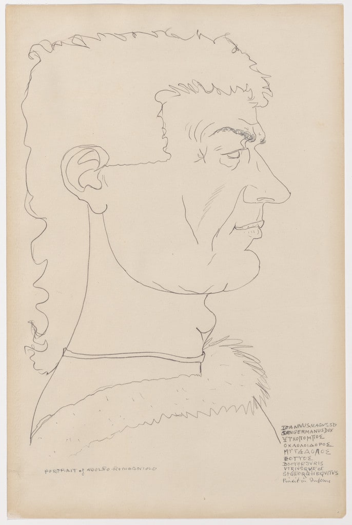 Portrait of Adolfo Romagniolo