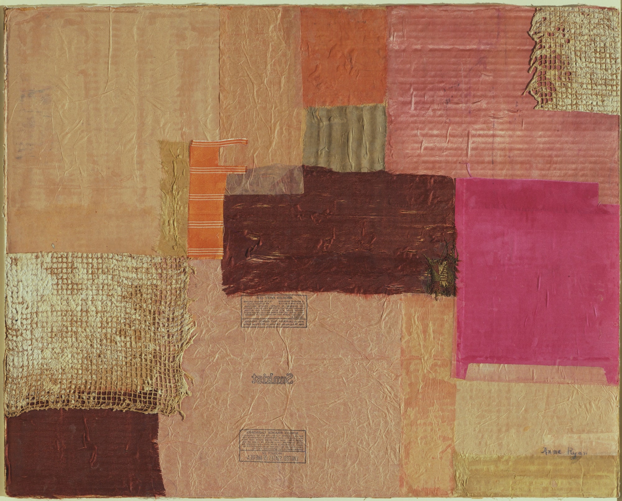 Number 706 (Red Collage No. III)