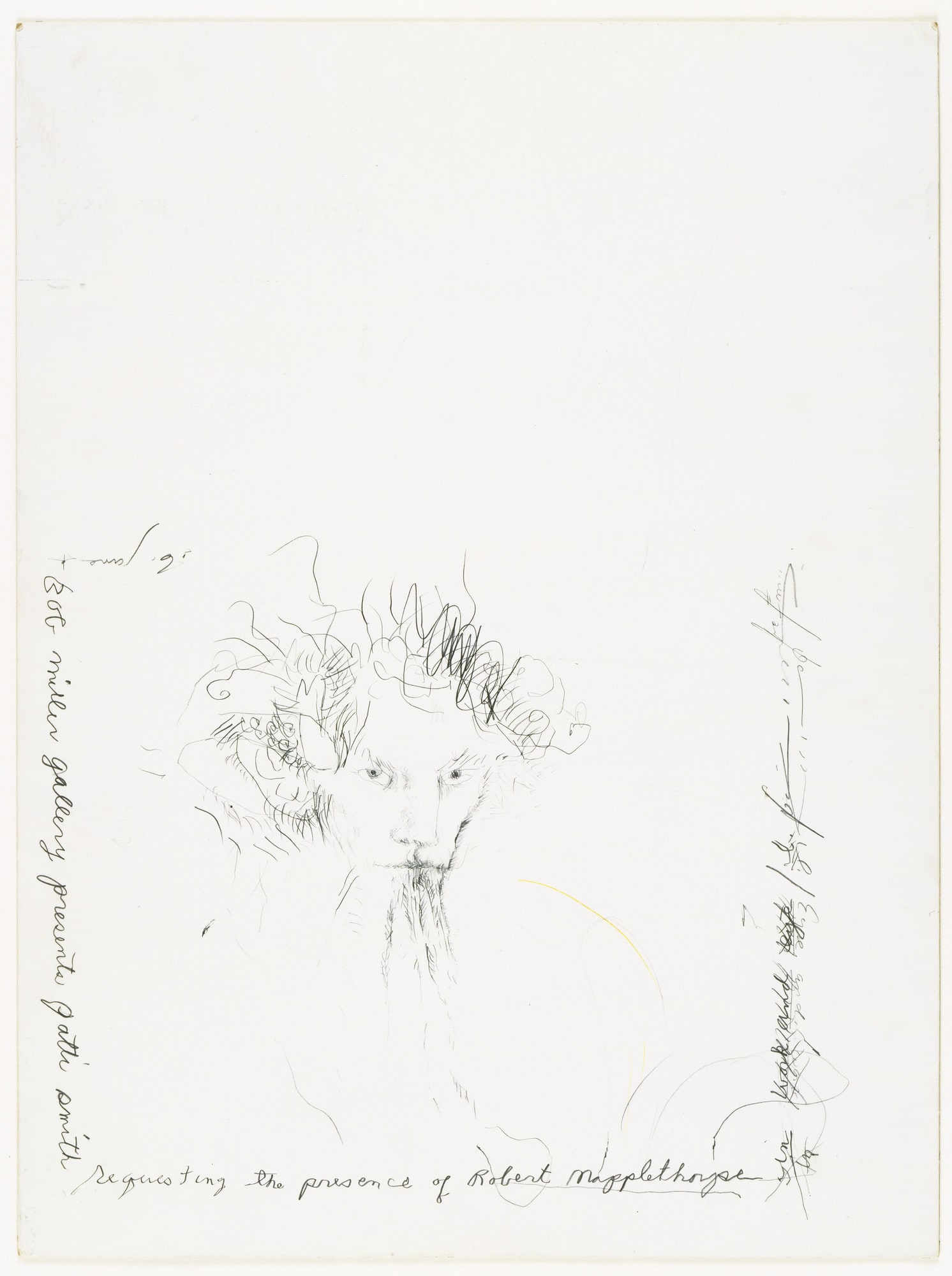 Portrait of Robert Mapplethorpe for Robert Miller